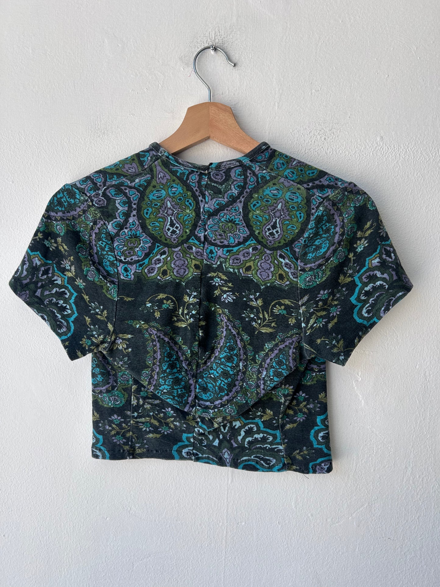 Y2K Beautiful Lady Crop Shirt