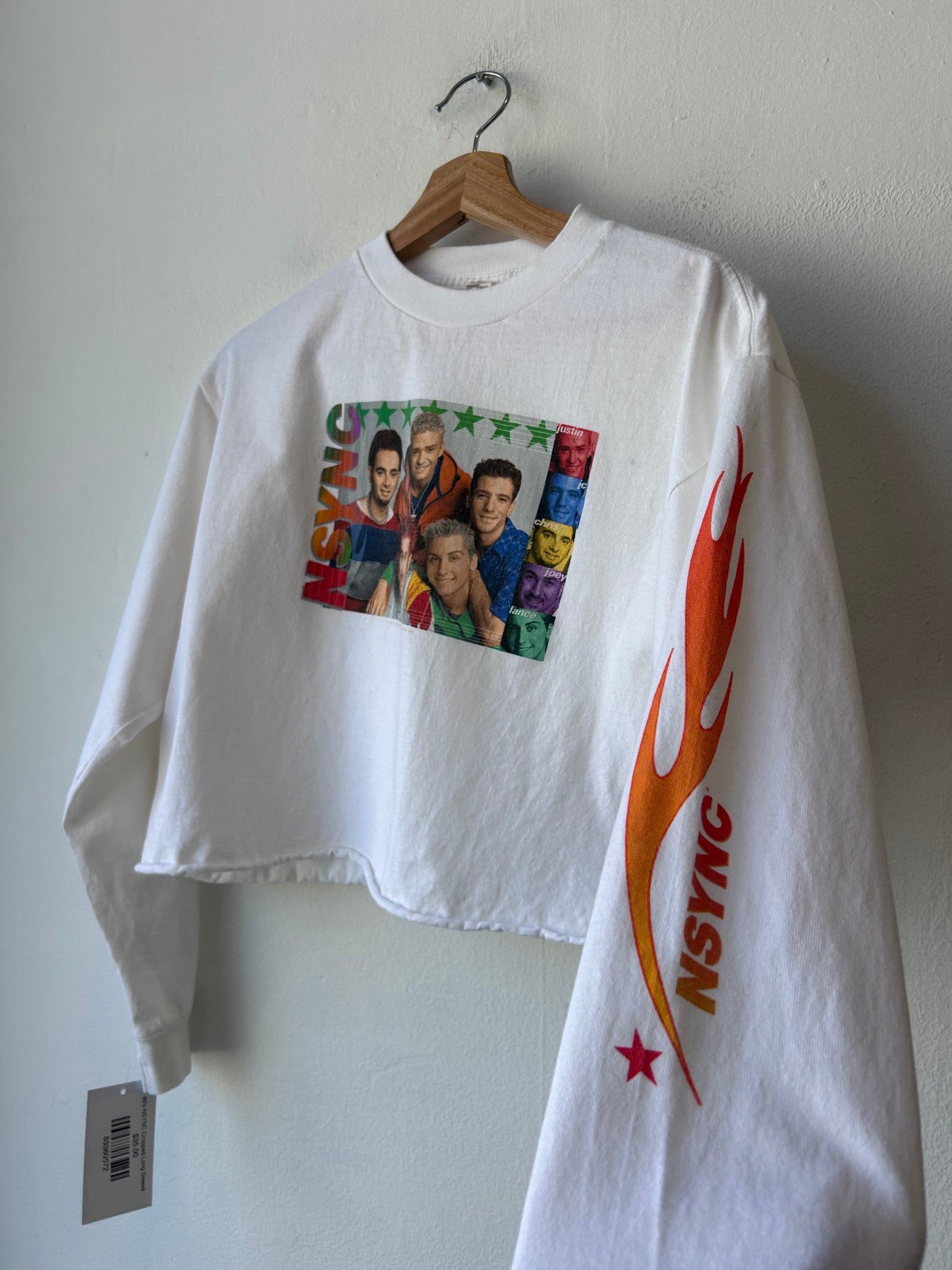 90's NSYNC Cropped Long Sleeve