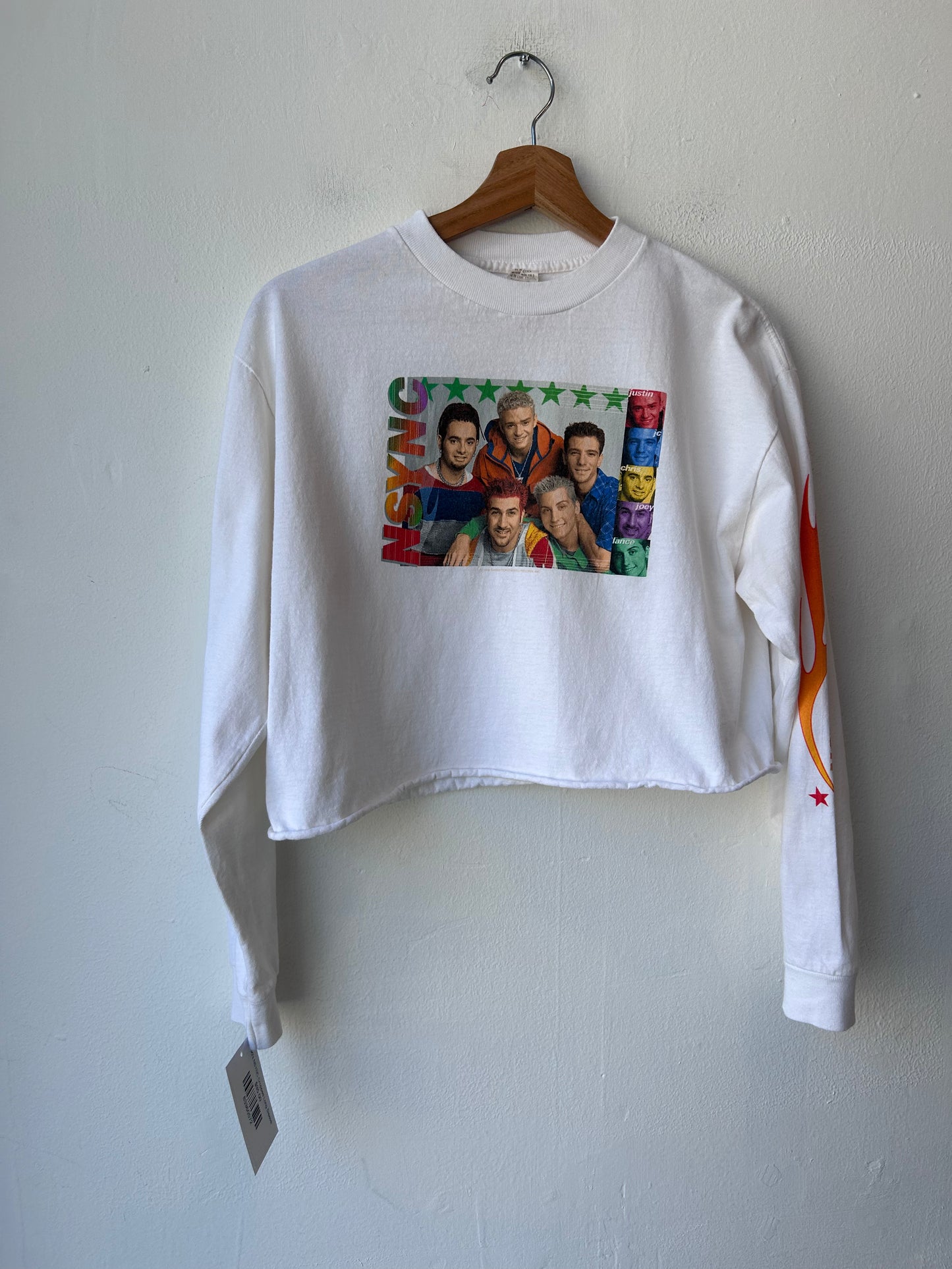 90's NSYNC Cropped Long Sleeve