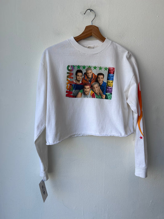 90's NSYNC Cropped Long Sleeve
