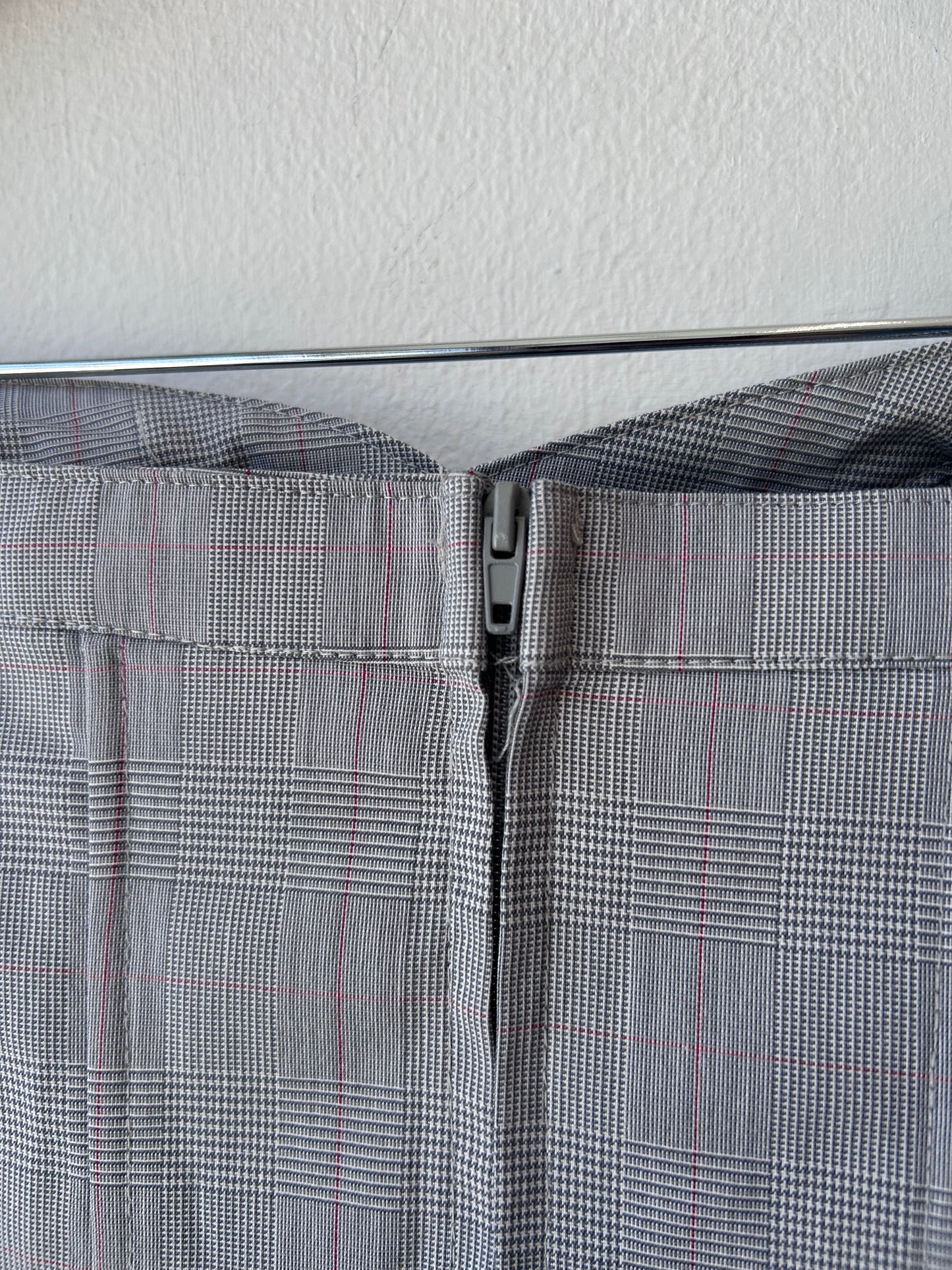 Y2K Plaid Strapless Top