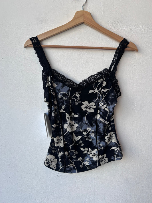 90's Lace Floral Camisole
