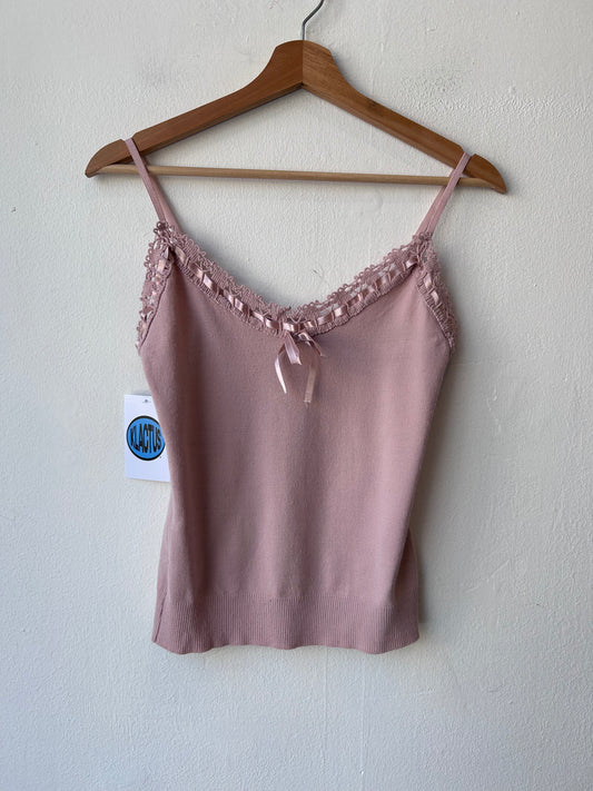 Y2K Pink Bow Camisole