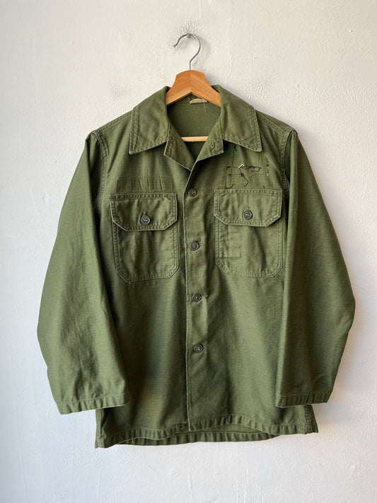 1982 Military Button Up Shirt