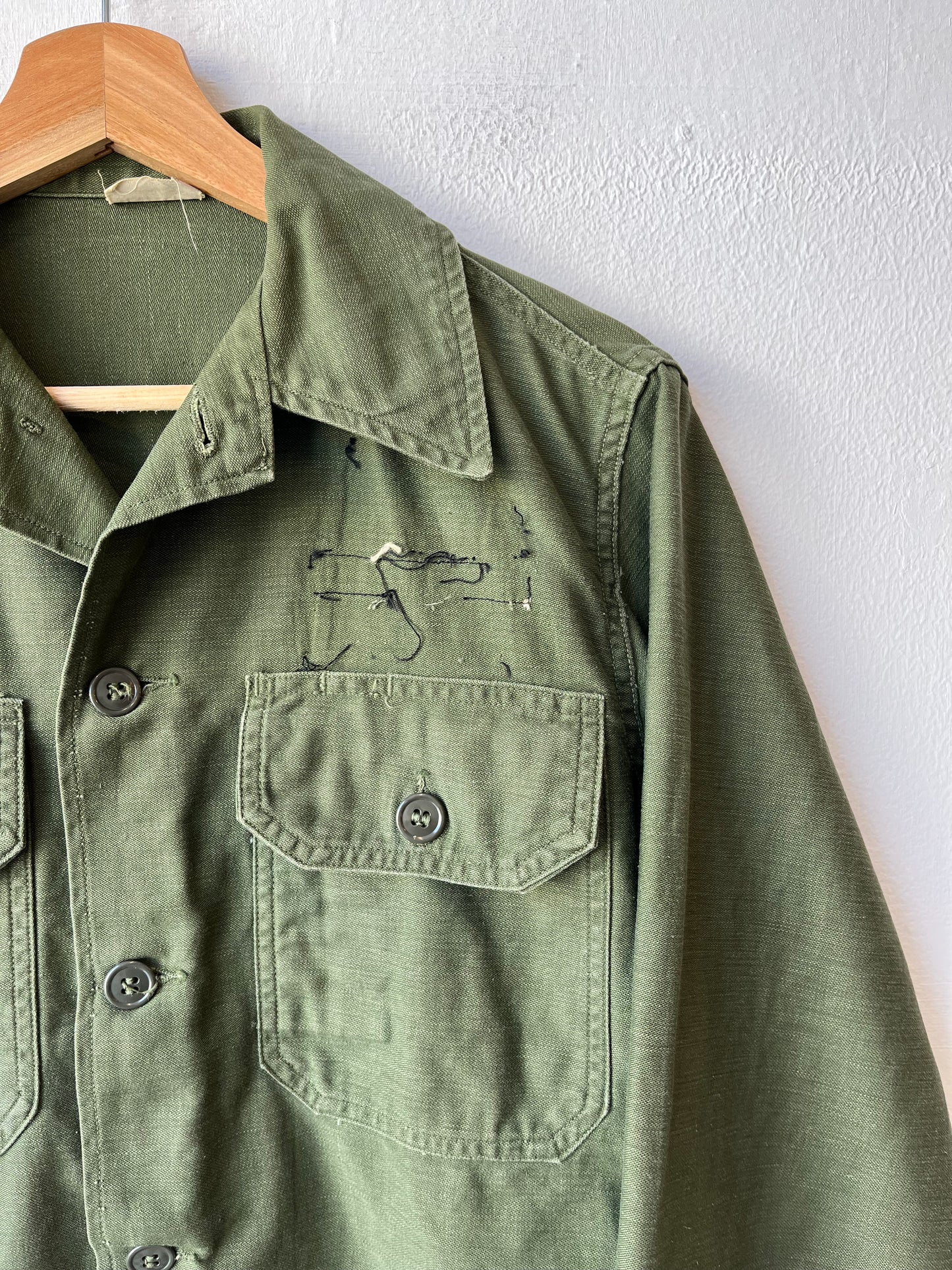 1982 Military Button Up Shirt