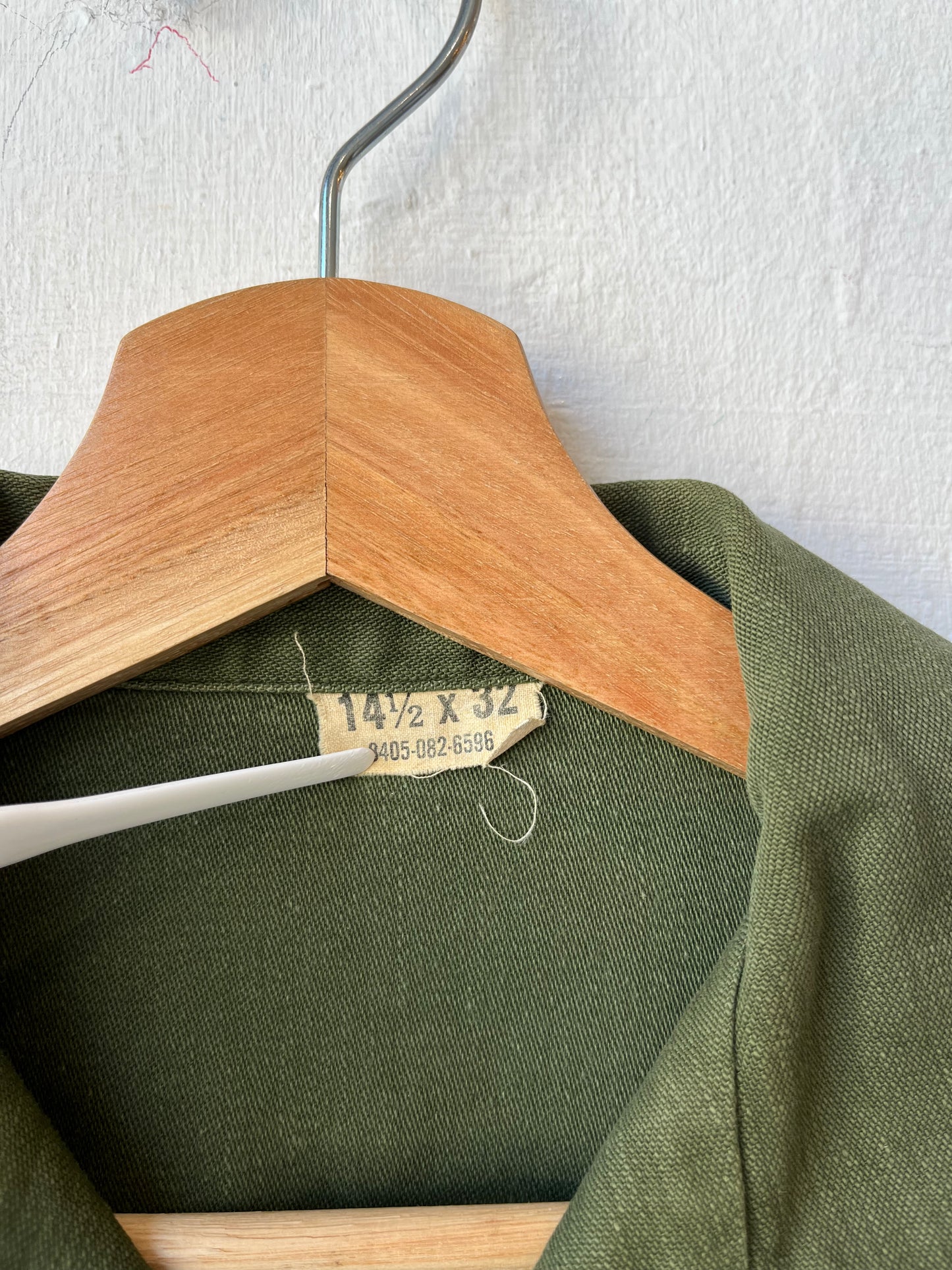 1982 Military Button Up Shirt