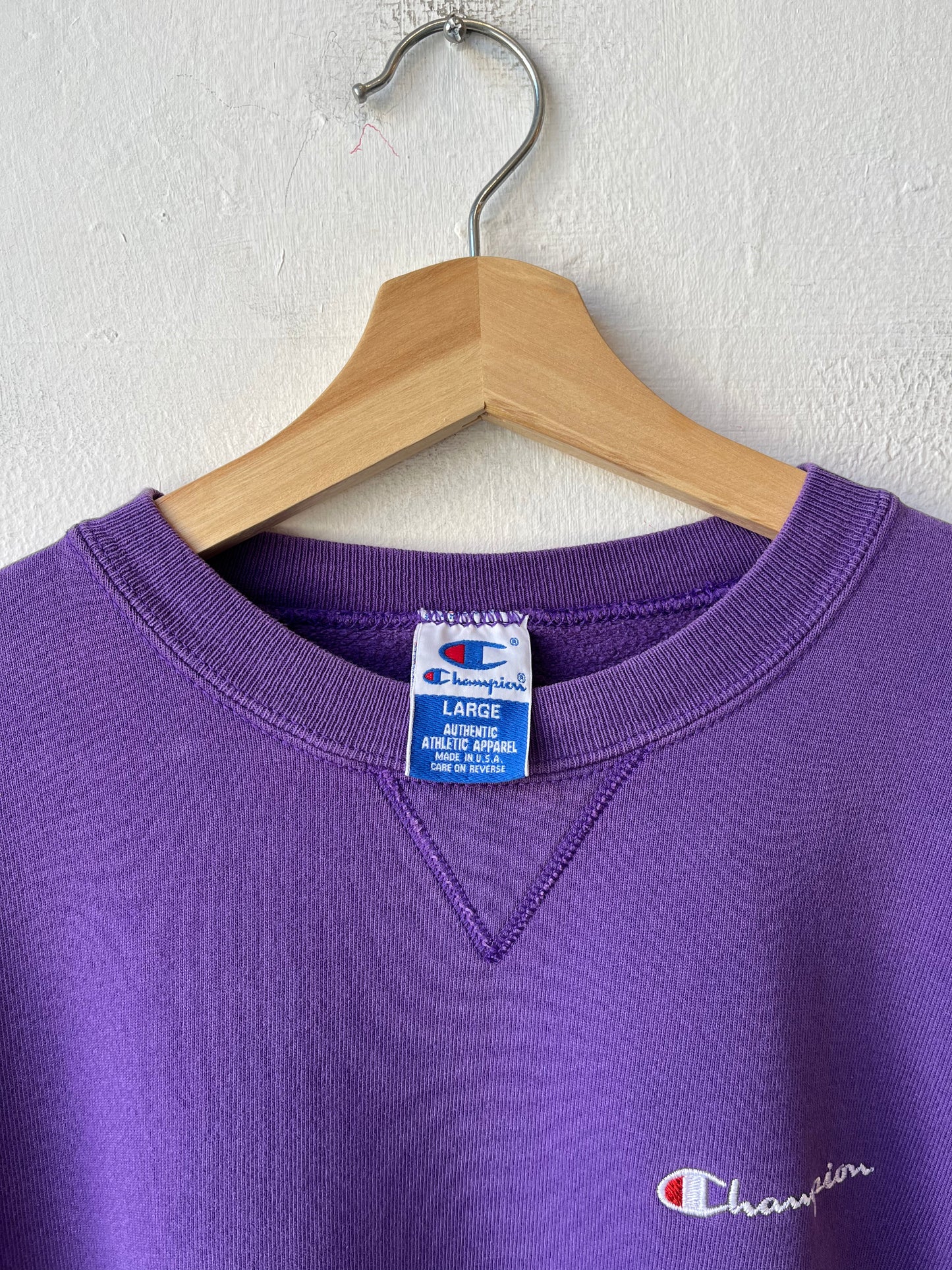 90's Champion Purple Sweatshirt