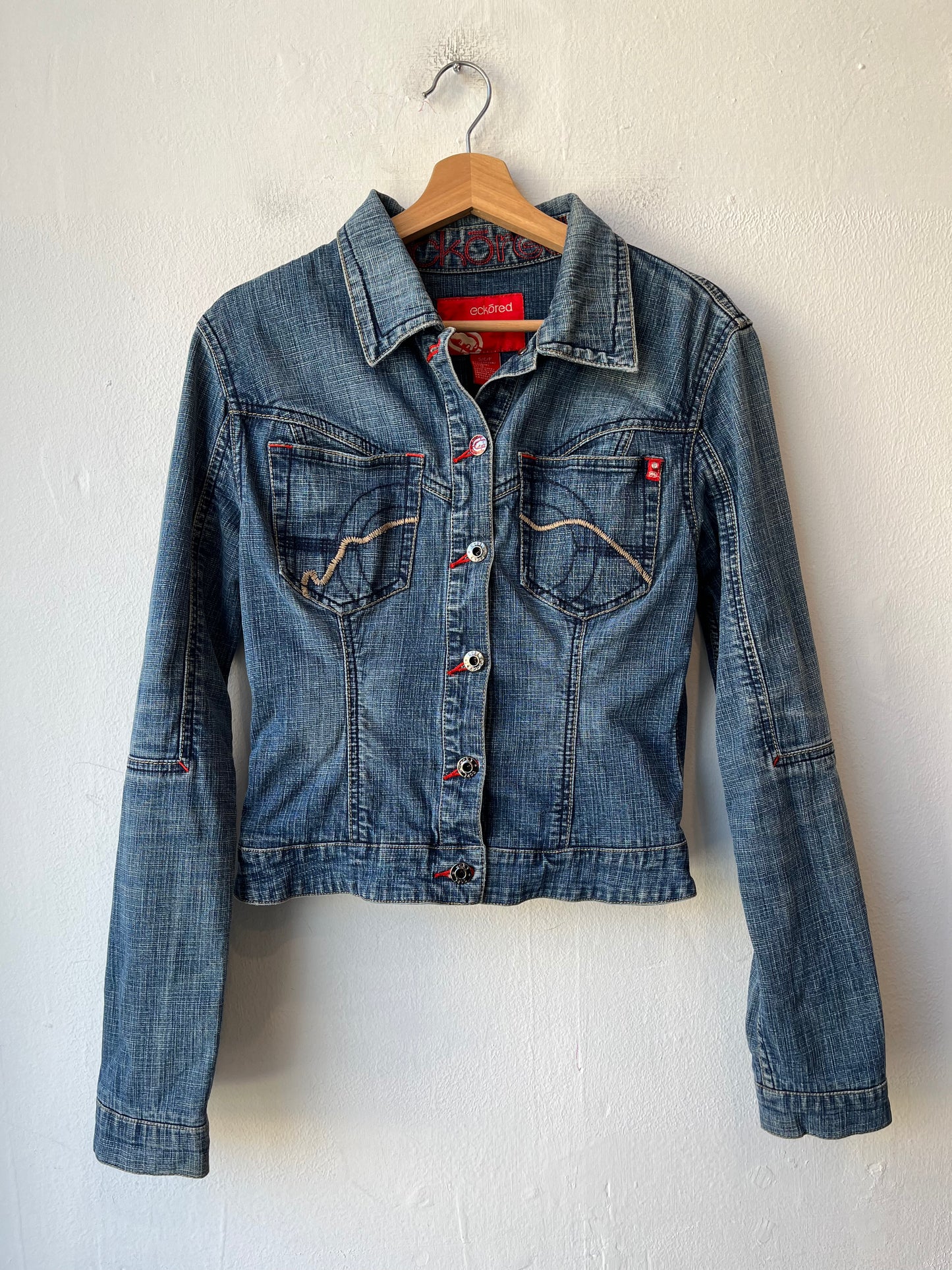Y2K Ecko Red Denim Jacket