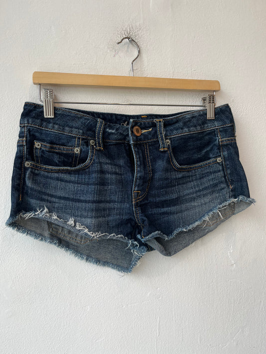 Y2K Denim Mini Shorts 30"