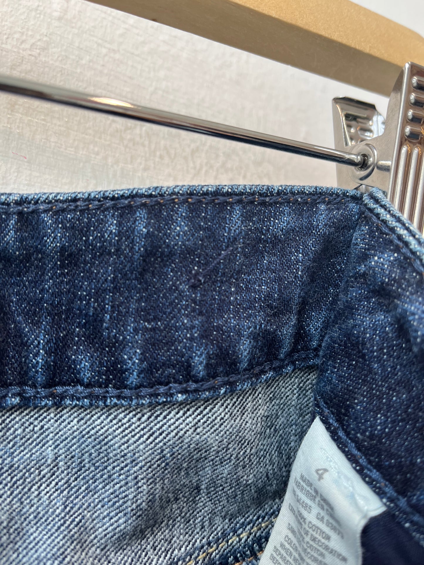Y2K Denim Mini Shorts 30"