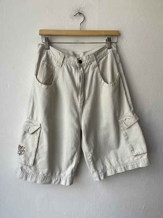 Y2K Seven Baggy Cargo Shorts 28"