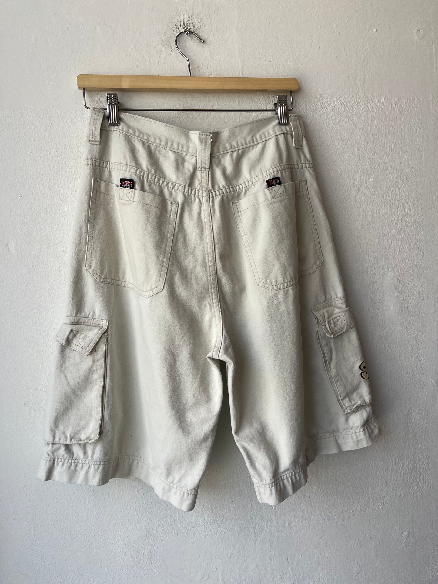 Y2K Seven Baggy Cargo Shorts 28"