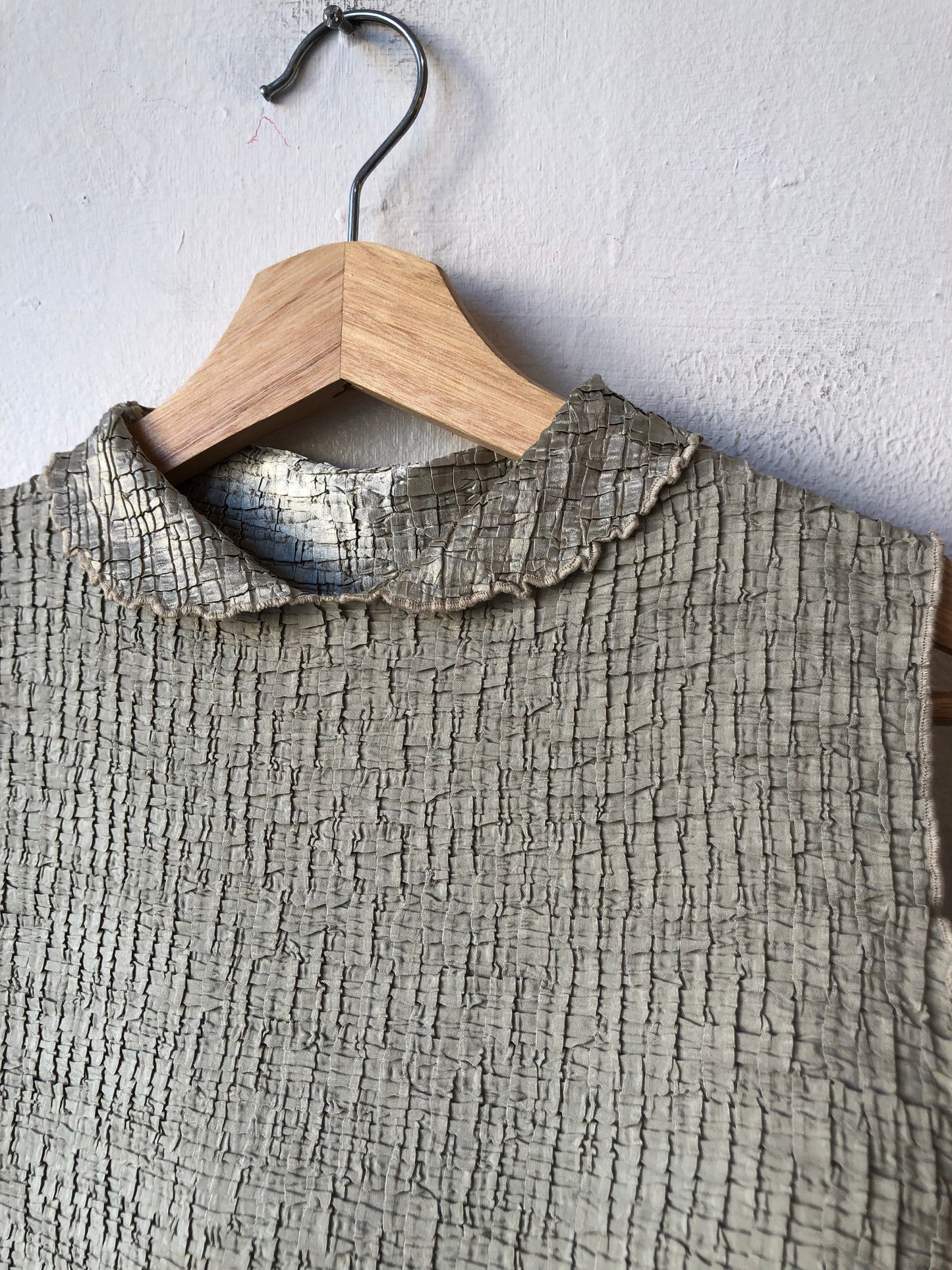 90's Gray Scrunch Tank Top