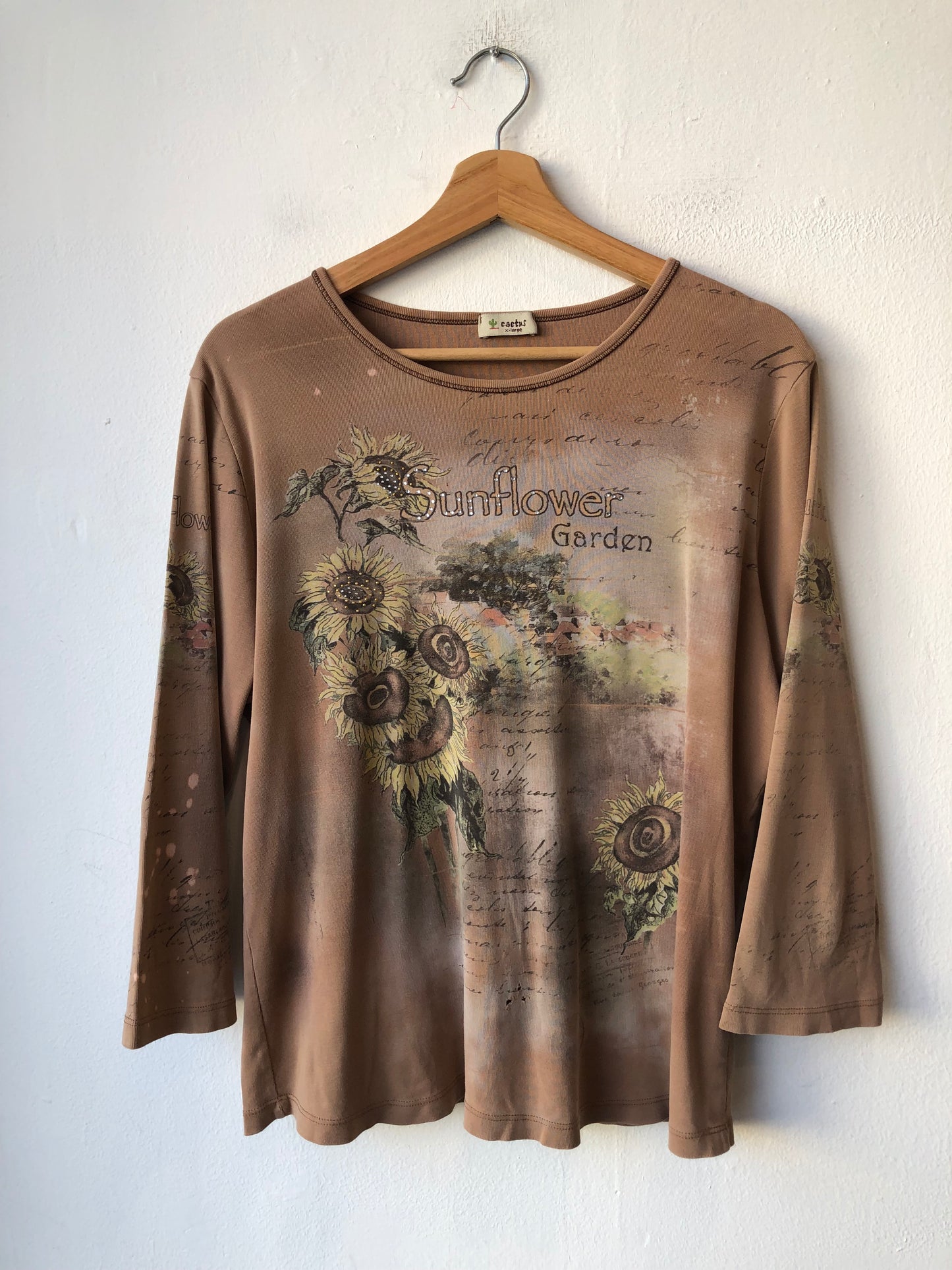 Y2K Sunflower Garden Top