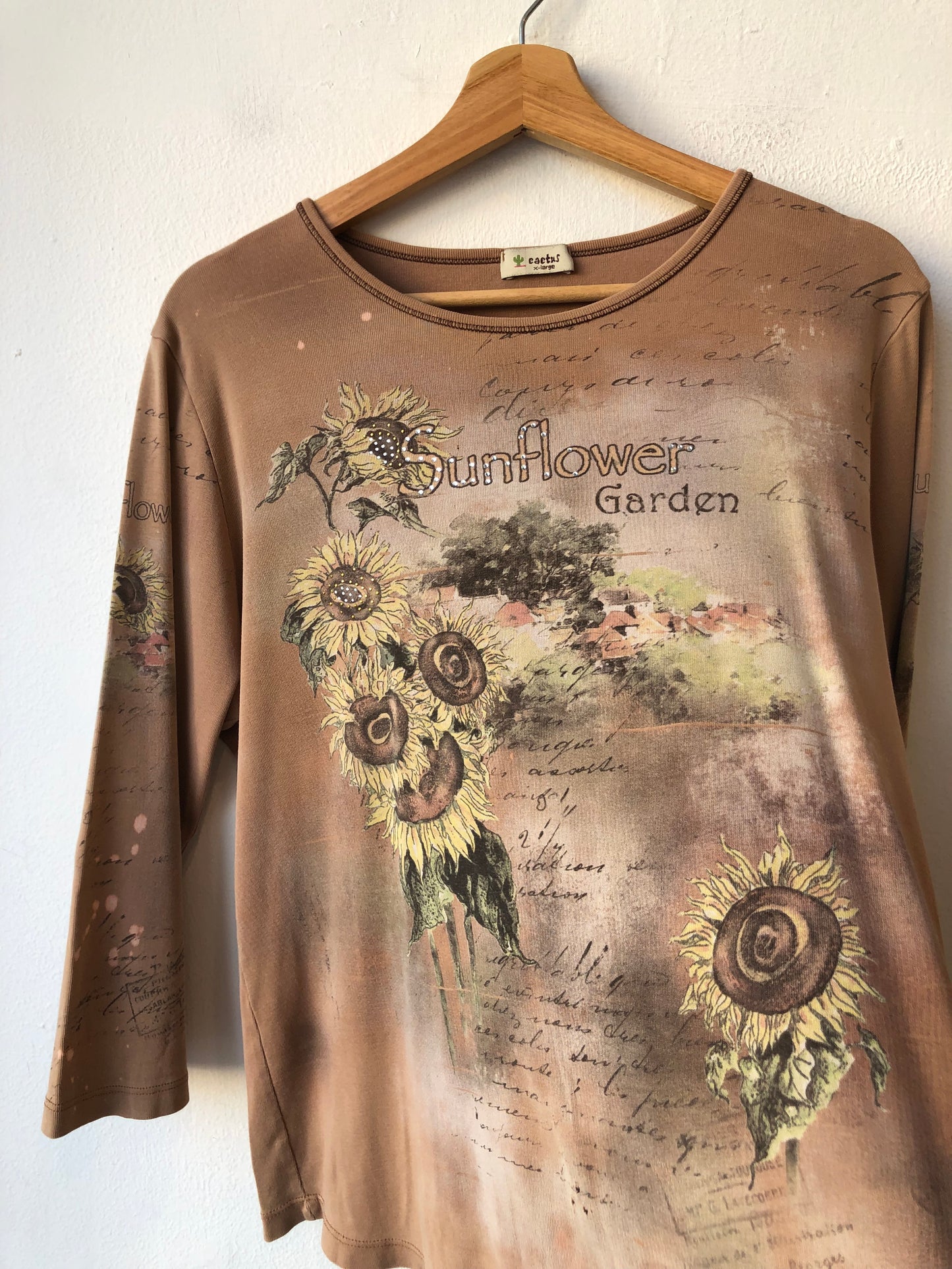 Y2K Sunflower Garden Top