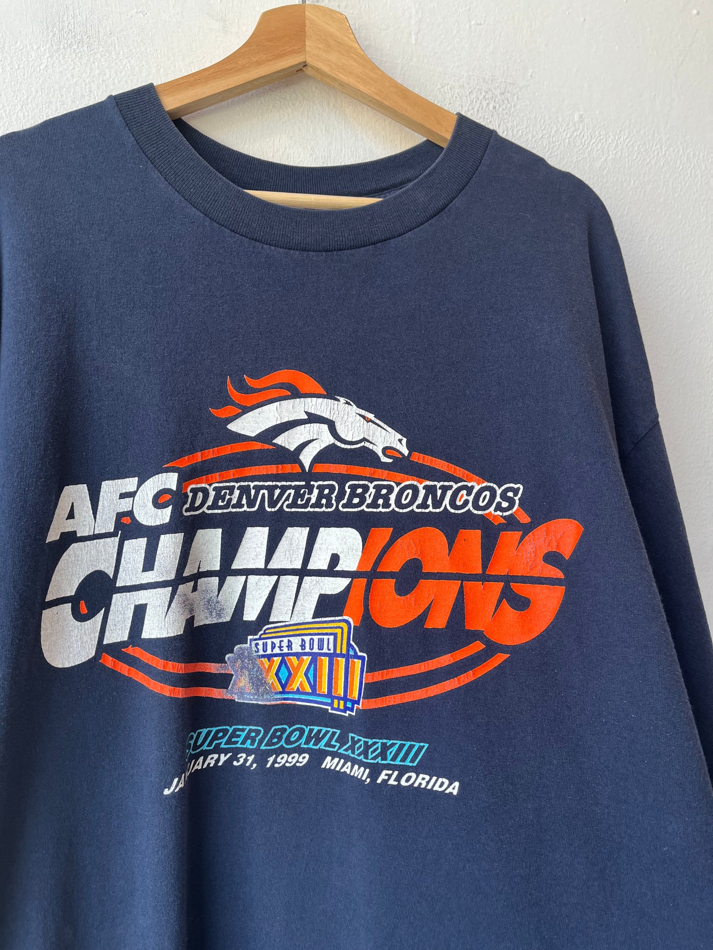 1999 Denver Broncos Super Bowl T-Shirt