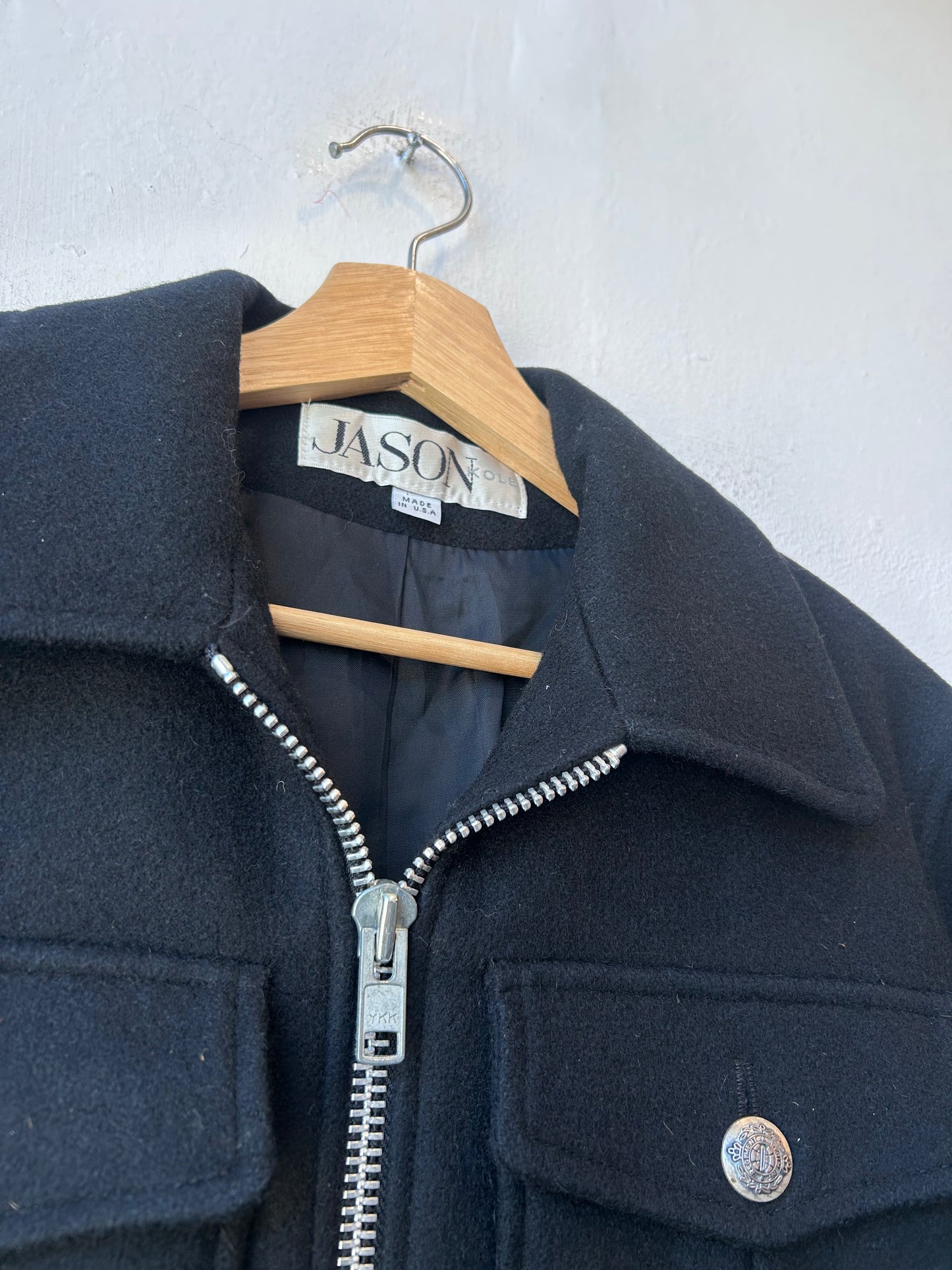 90's Wool Crop Jacket