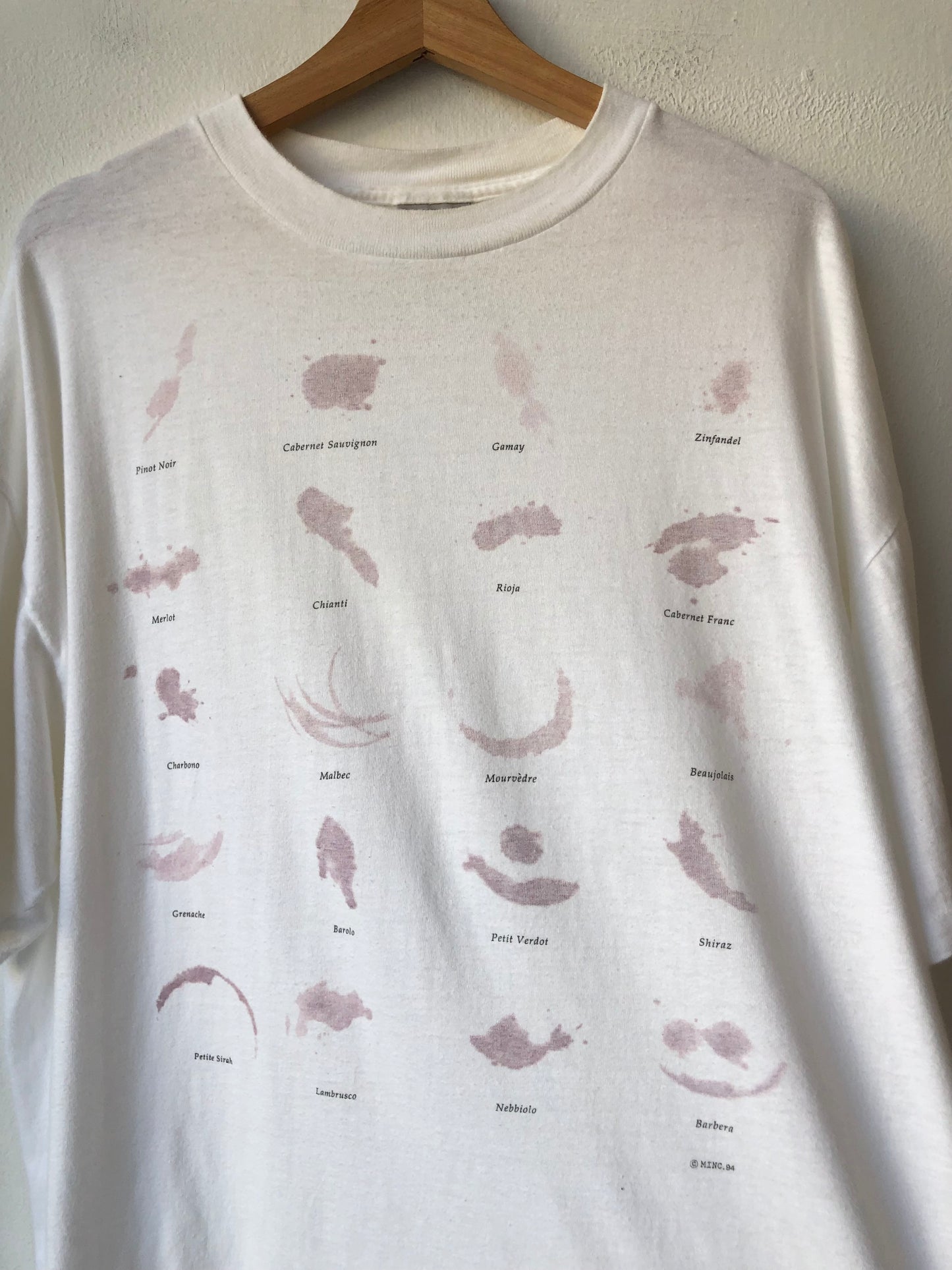 90's Red Wine T-Shirt
