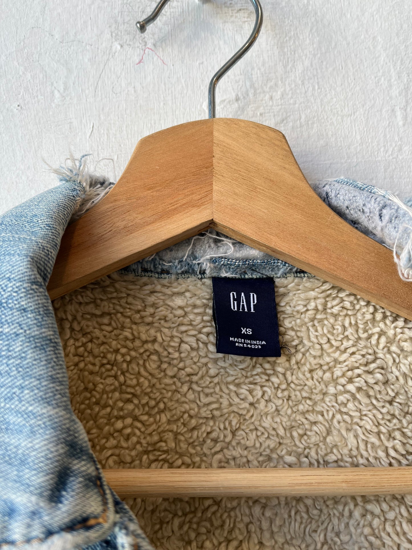 Y2K Gap Sherpa Denim Jacket