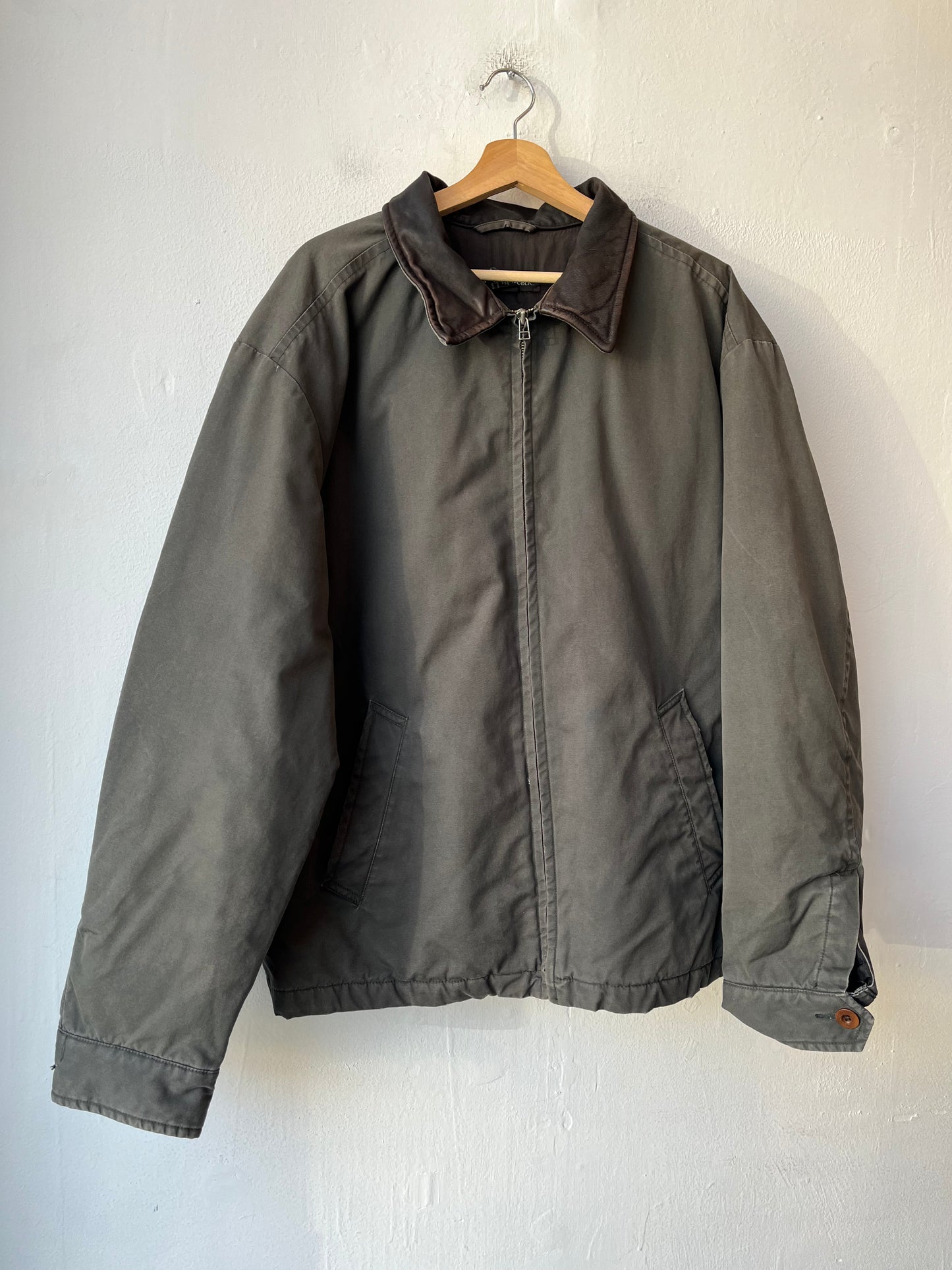 Y2K Leather Collar Jacket