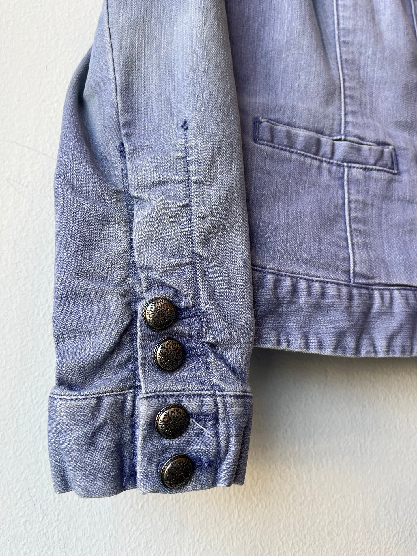 Y2K Denim Zip Up Jacket
