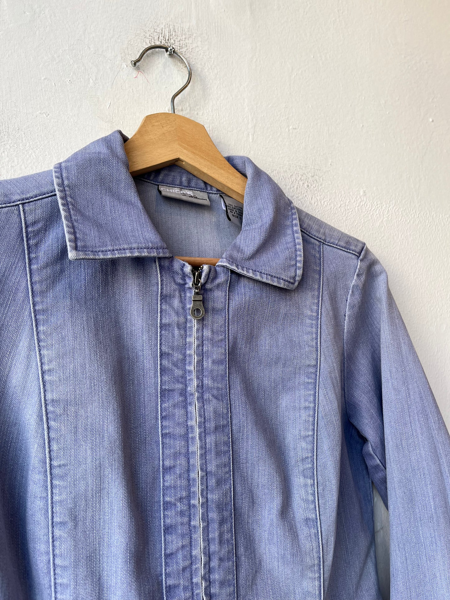 Y2K Denim Zip Up Jacket