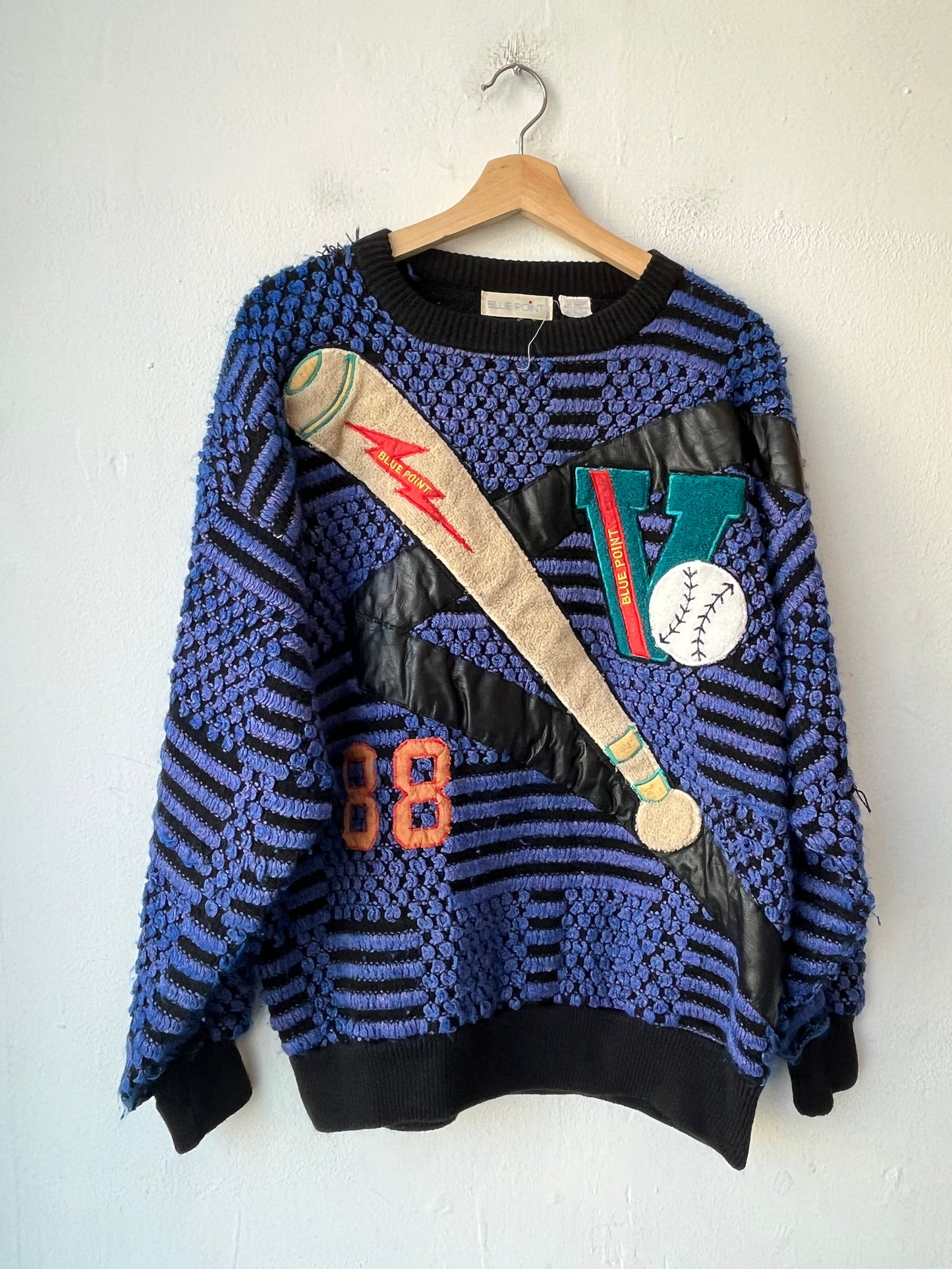80's Baseball Sweater