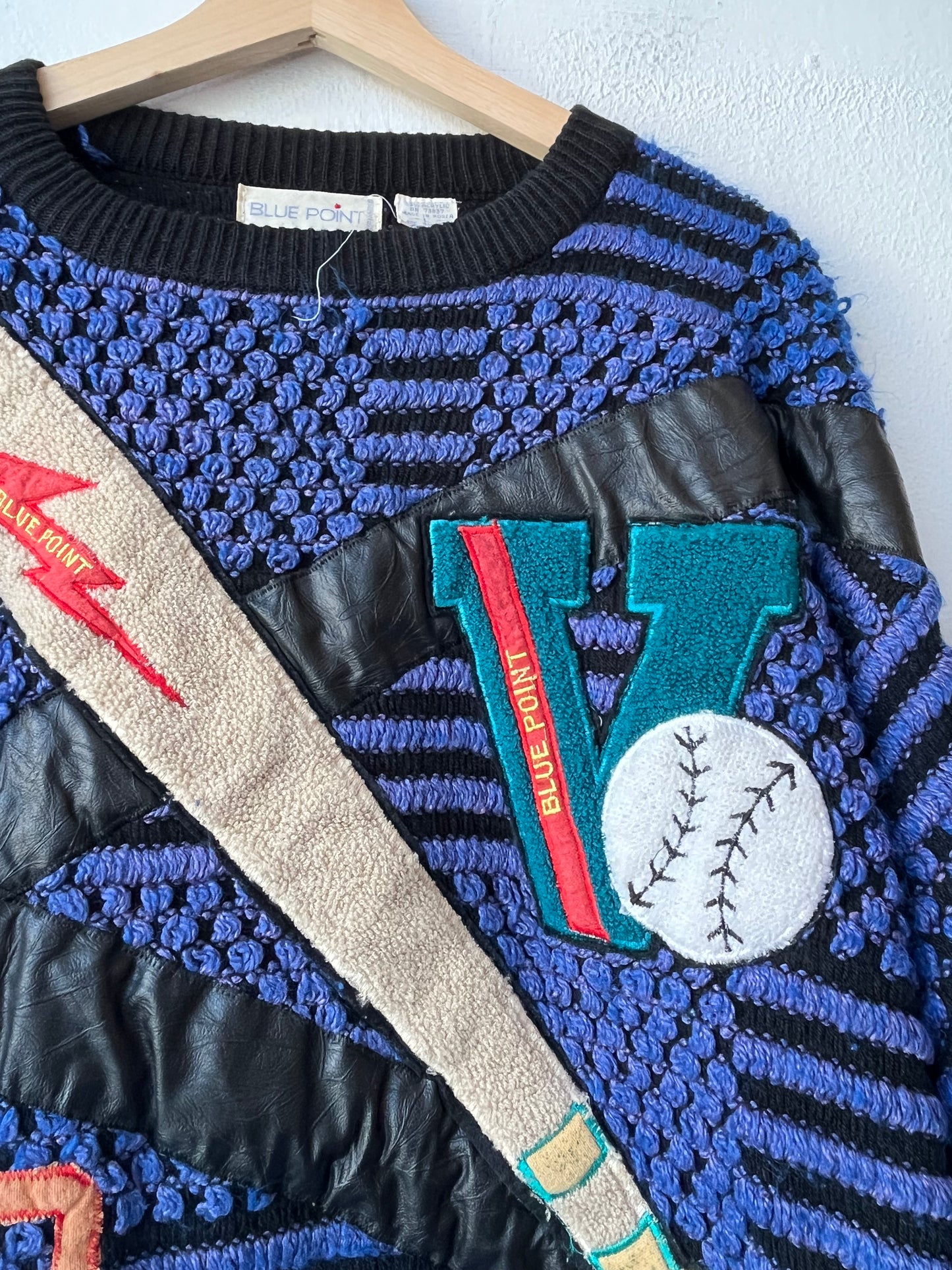 80's Baseball Sweater
