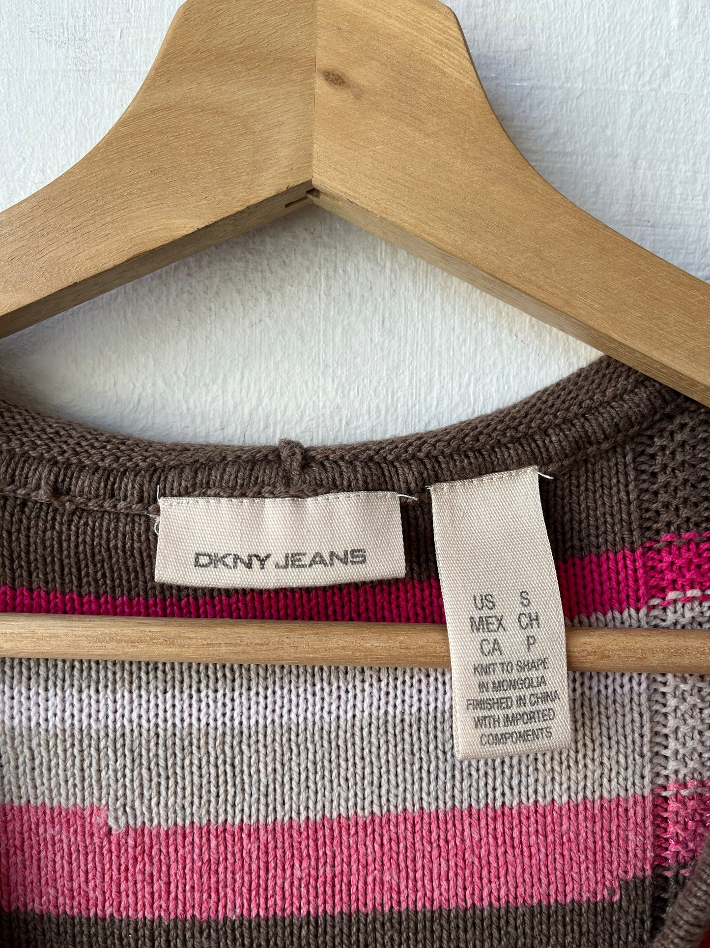 Y2K Striped Knit Top