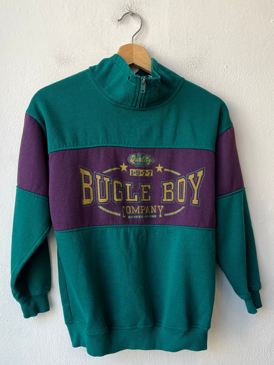 90's Bugle Boy Quarter Zip Sweatshirt