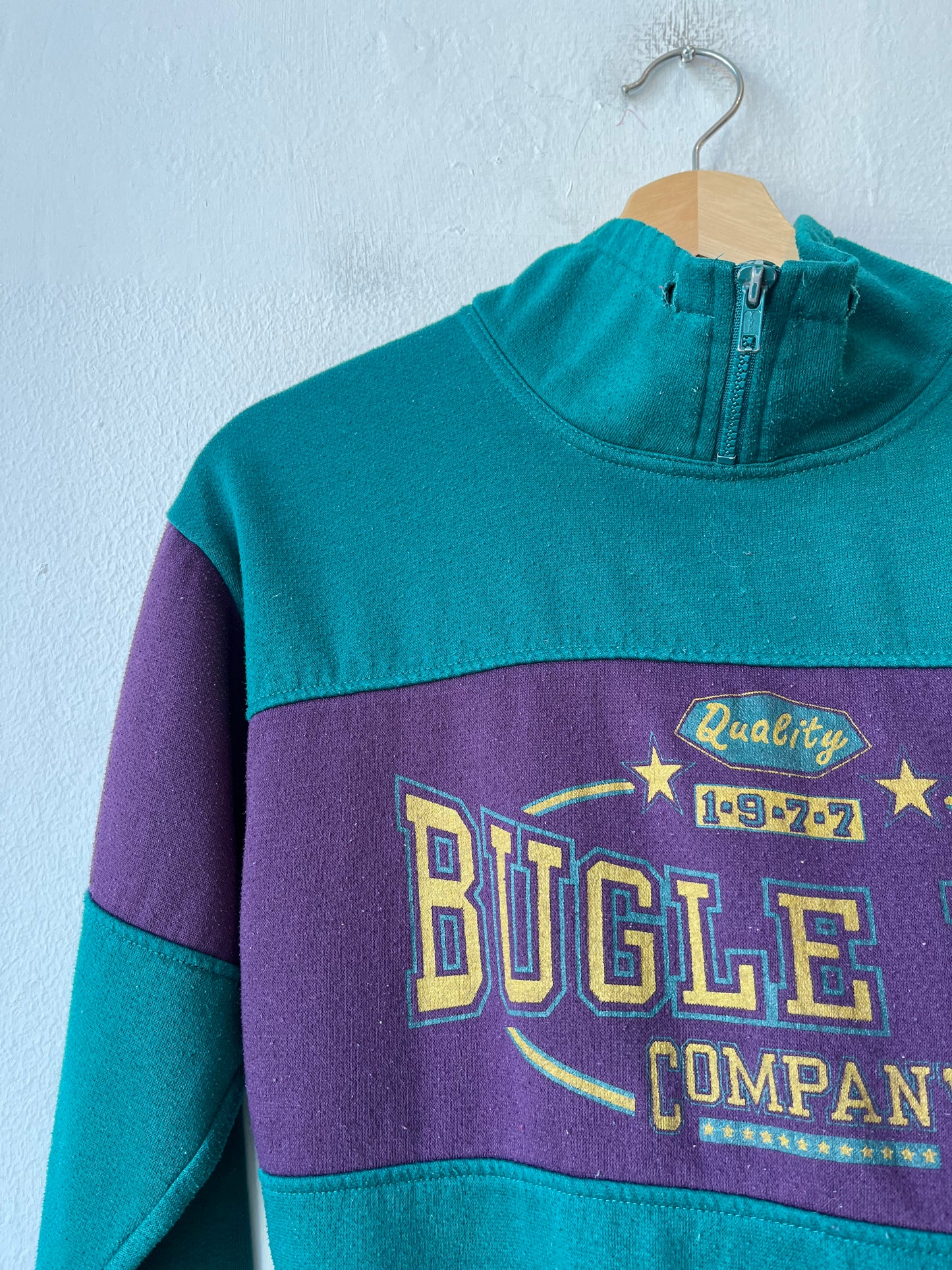 90's Bugle Boy Quarter Zip Sweatshirt