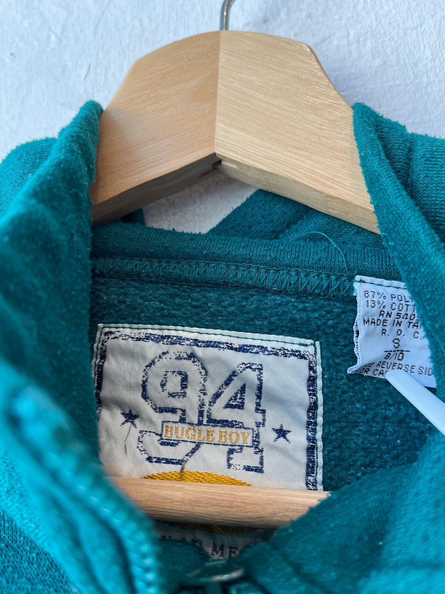 90's Bugle Boy Quarter Zip Sweatshirt