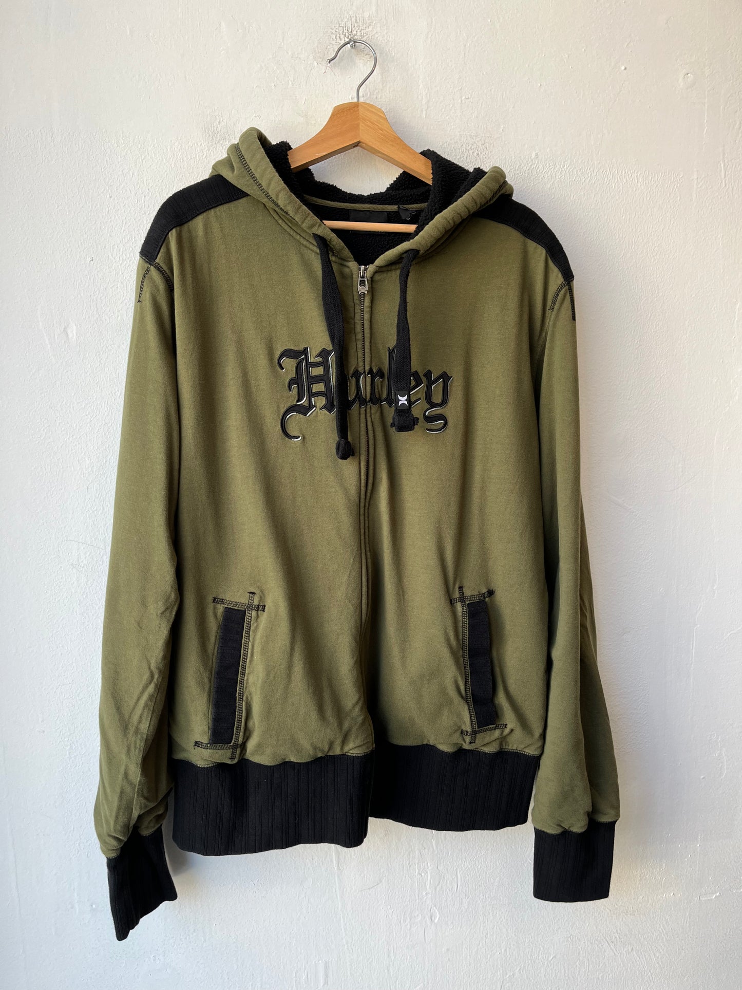 Y2K Hurley Zip Up Hoodie