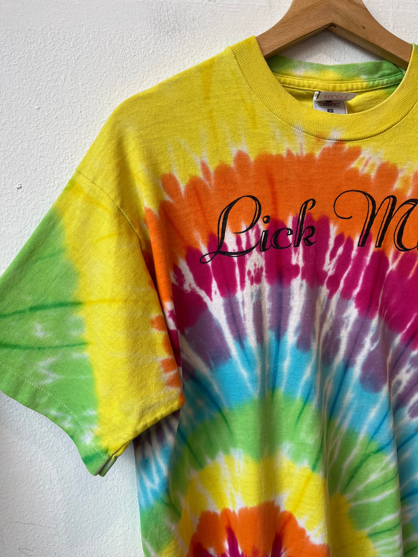 90's Tie Dye Lick Me T-Shirt