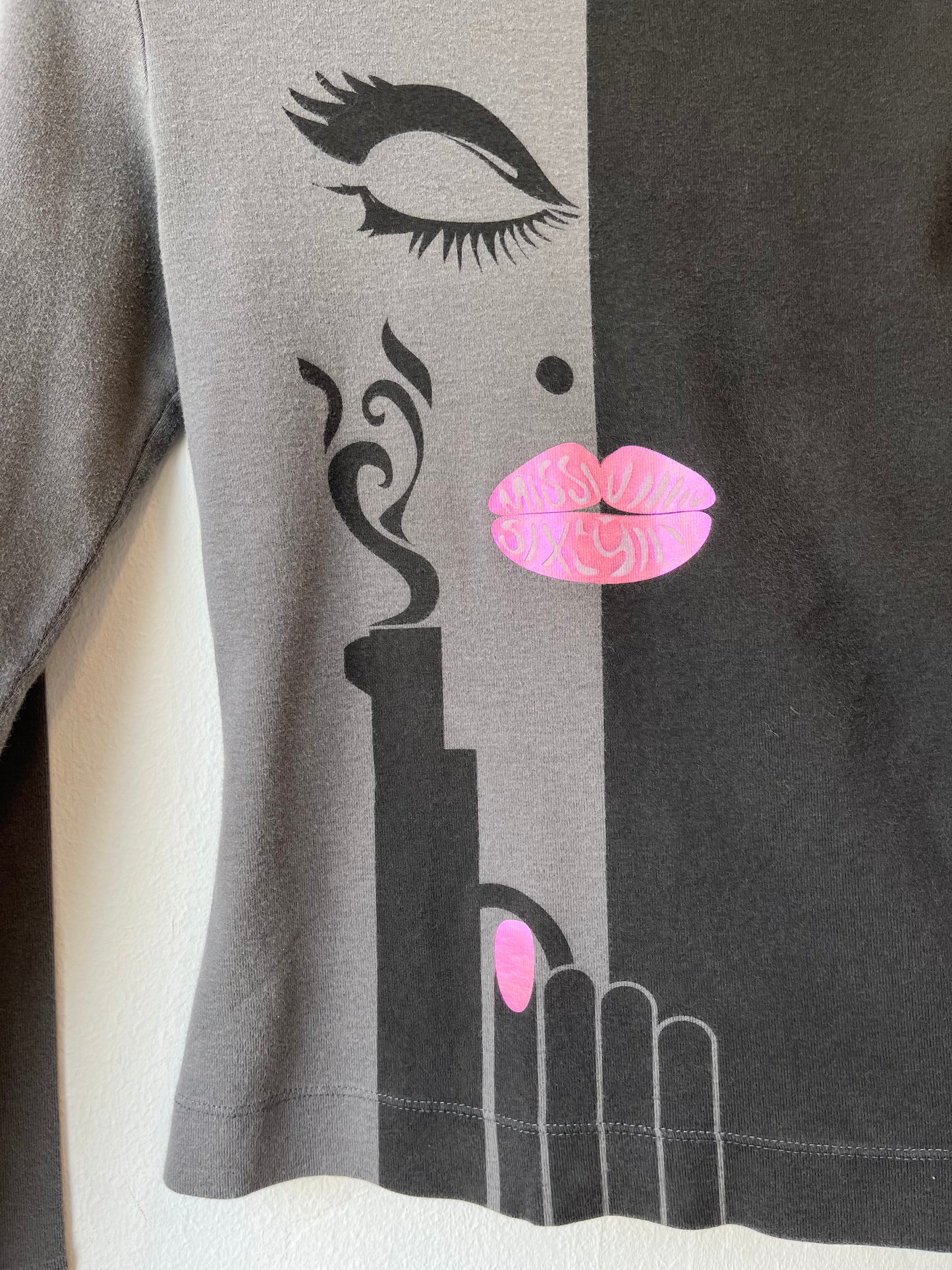 Y2K Miss Sixty Long Sleeve Top