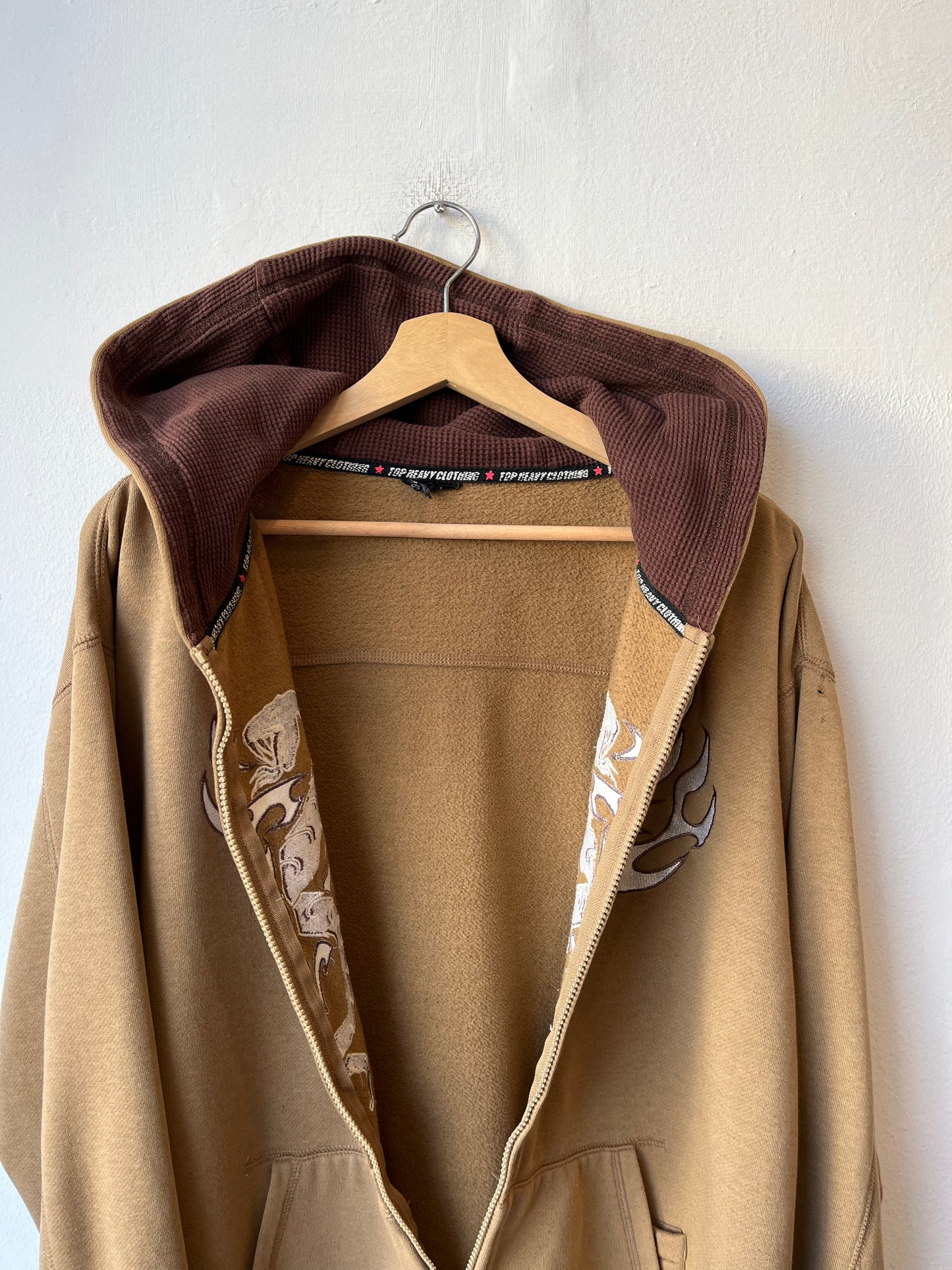 Y2K Tribal Snake Zip Up Hoodie