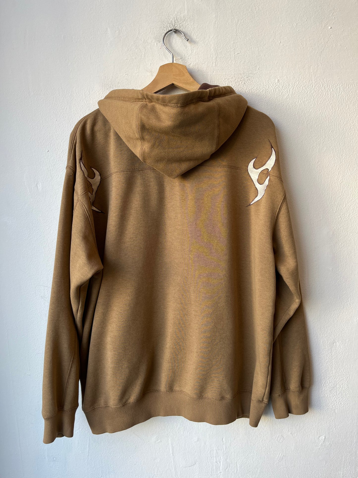 Y2K Tribal Snake Zip Up Hoodie