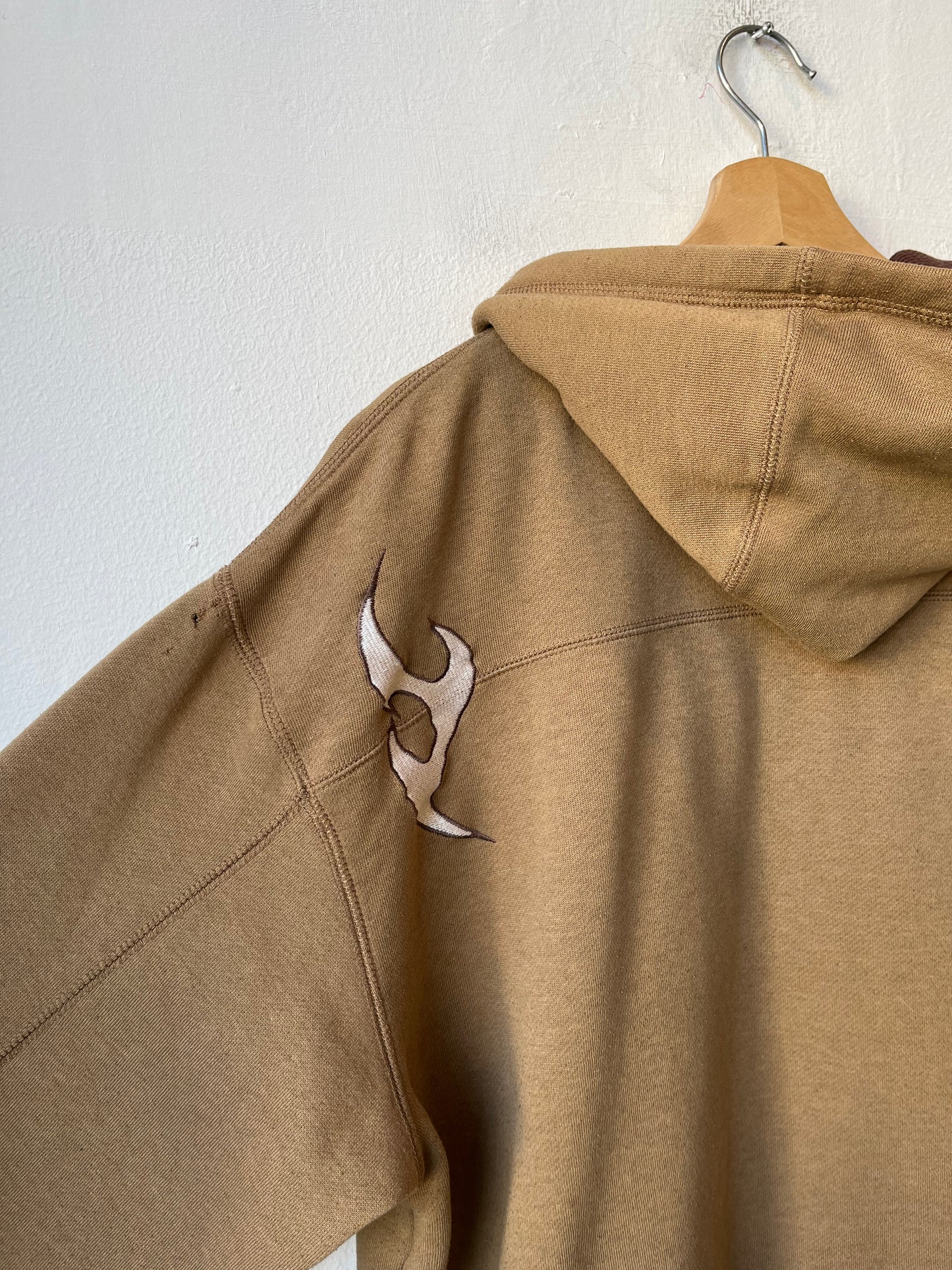 Y2K Tribal Snake Zip Up Hoodie