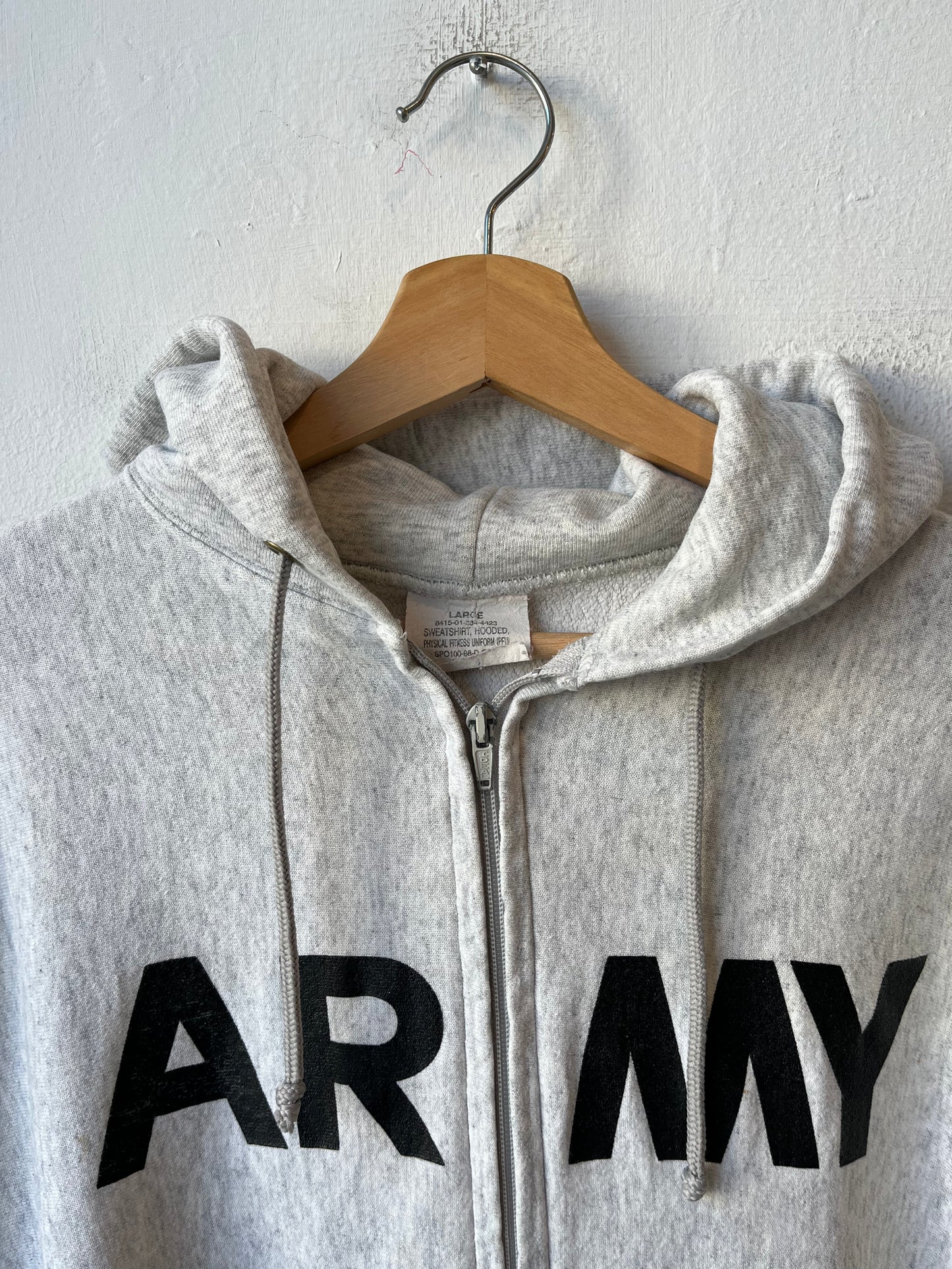 80's ARMY Zip Up Hoodie