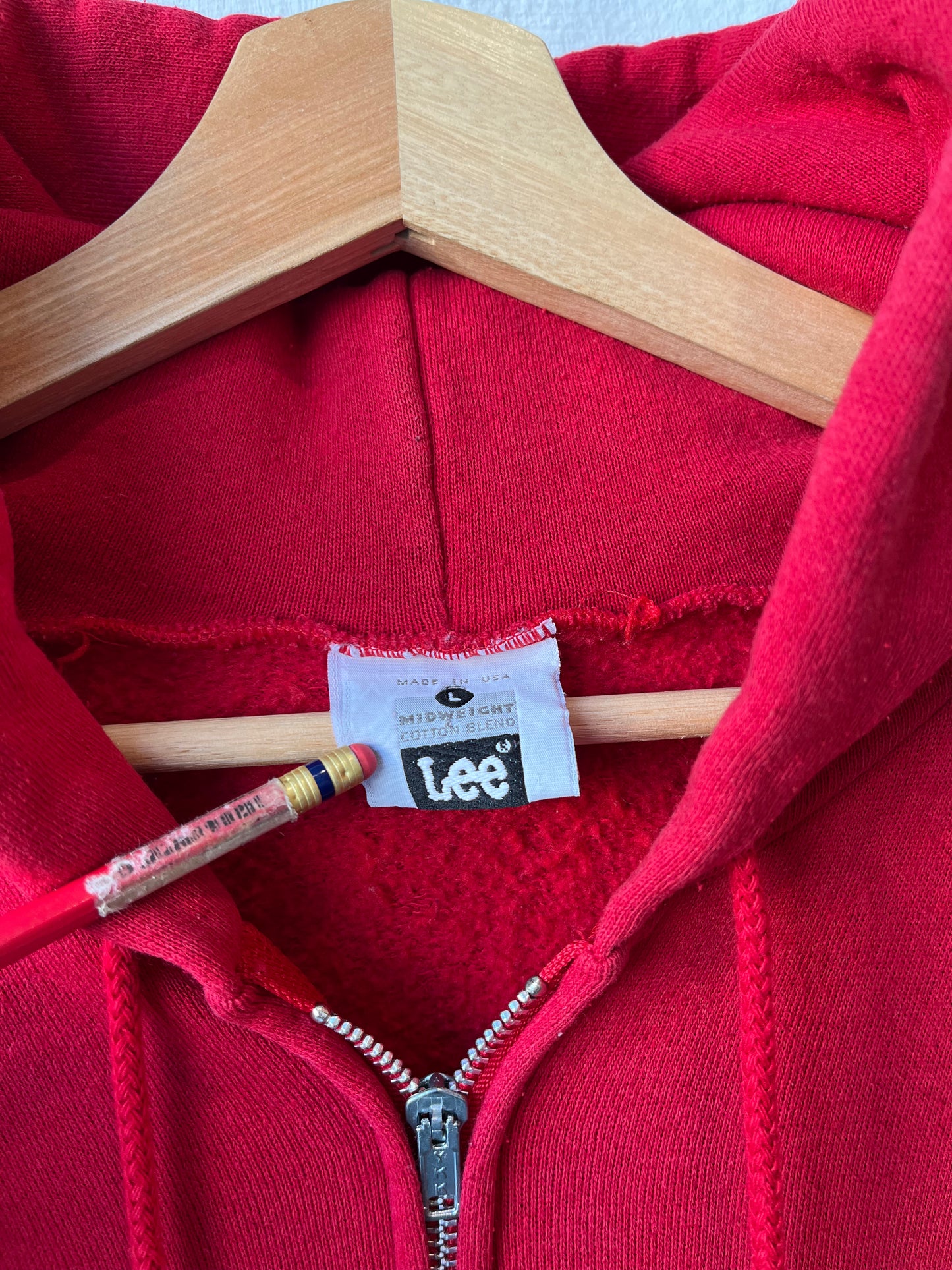 90's Lee Zip Up Hoodie