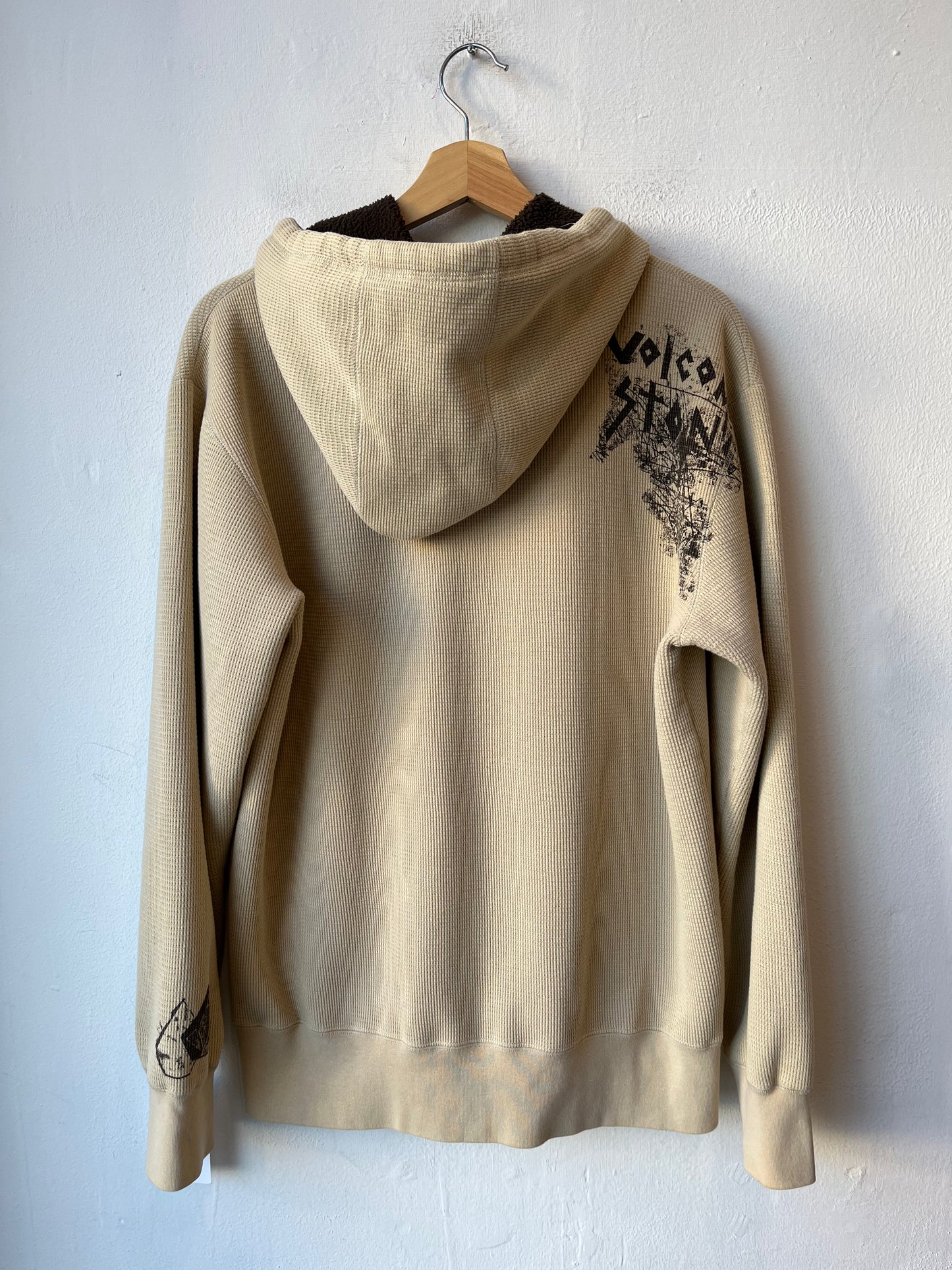 Y2K Volcom Thermal Zip Up Hoodie