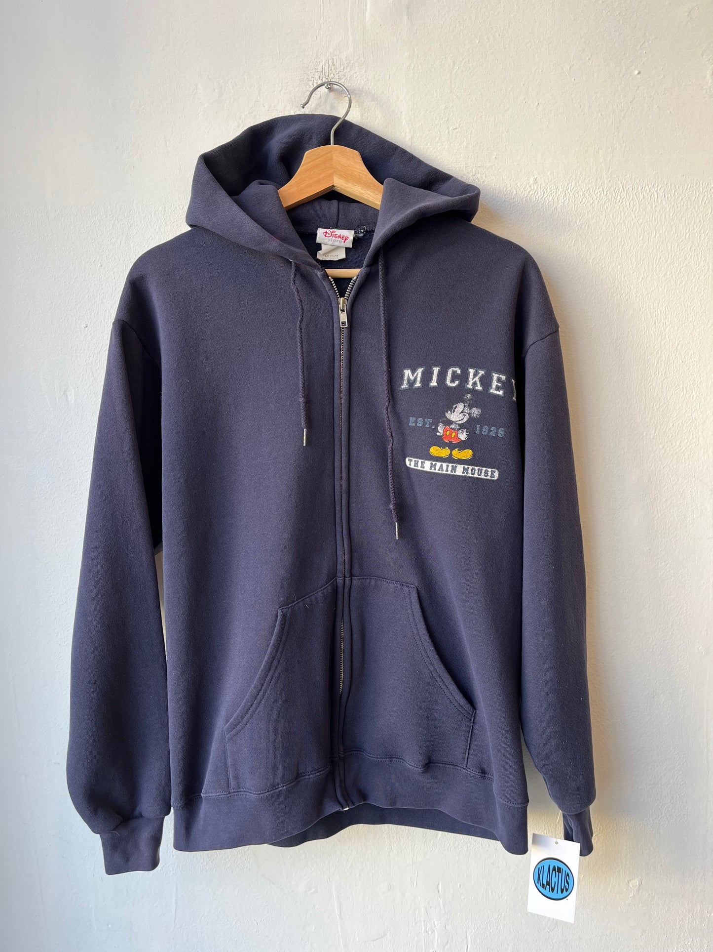 90's Mickey Mouse Zip Up Hoodie