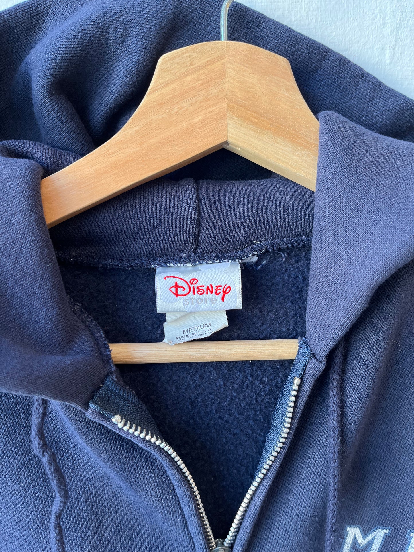 90's Mickey Mouse Zip Up Hoodie