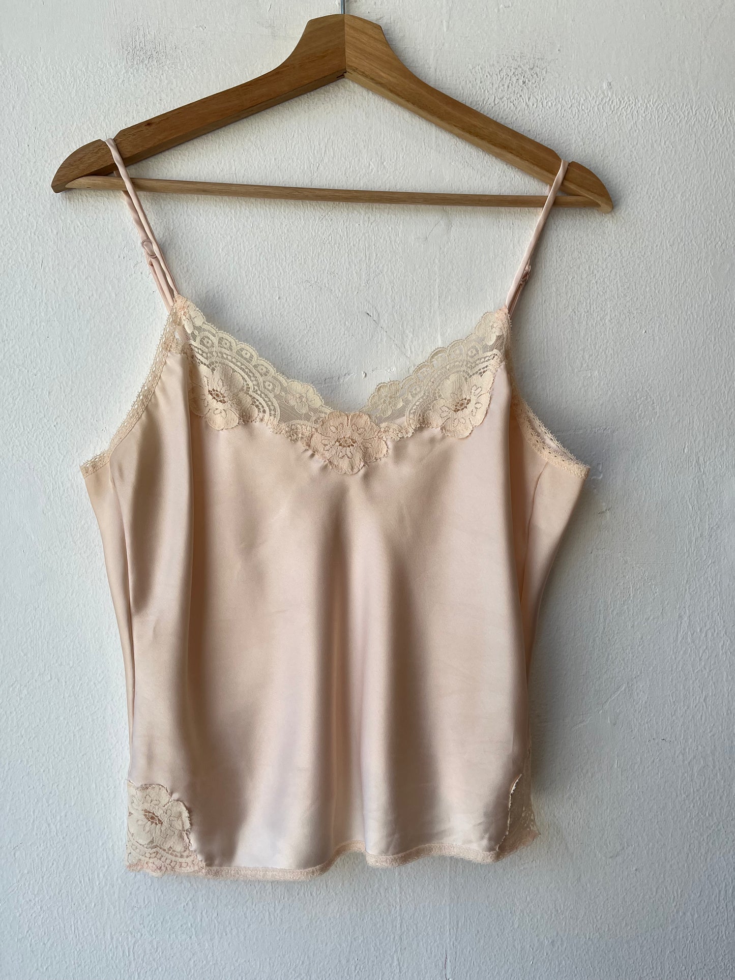 80's Pink Lace Camisole