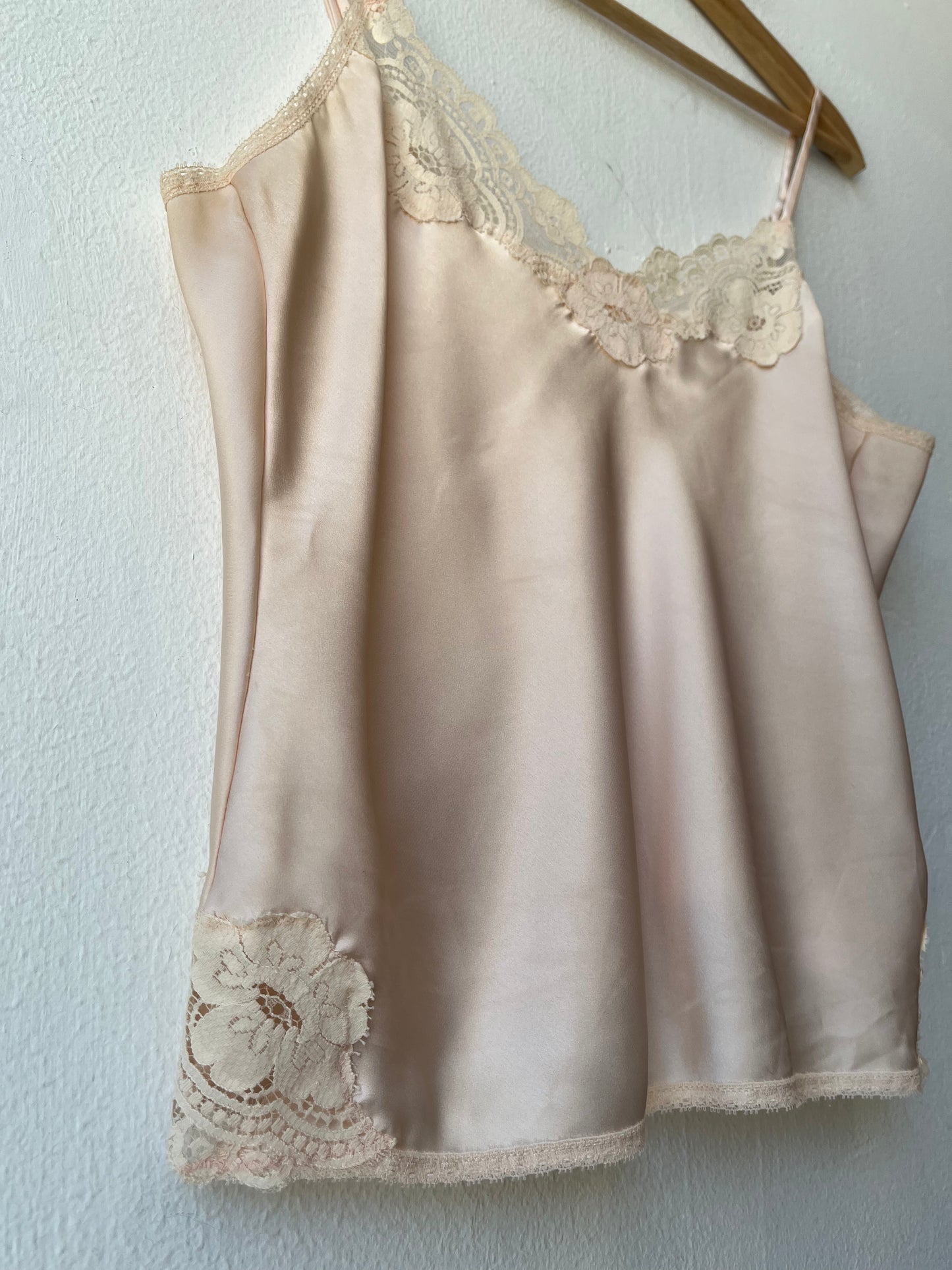80's Pink Lace Camisole