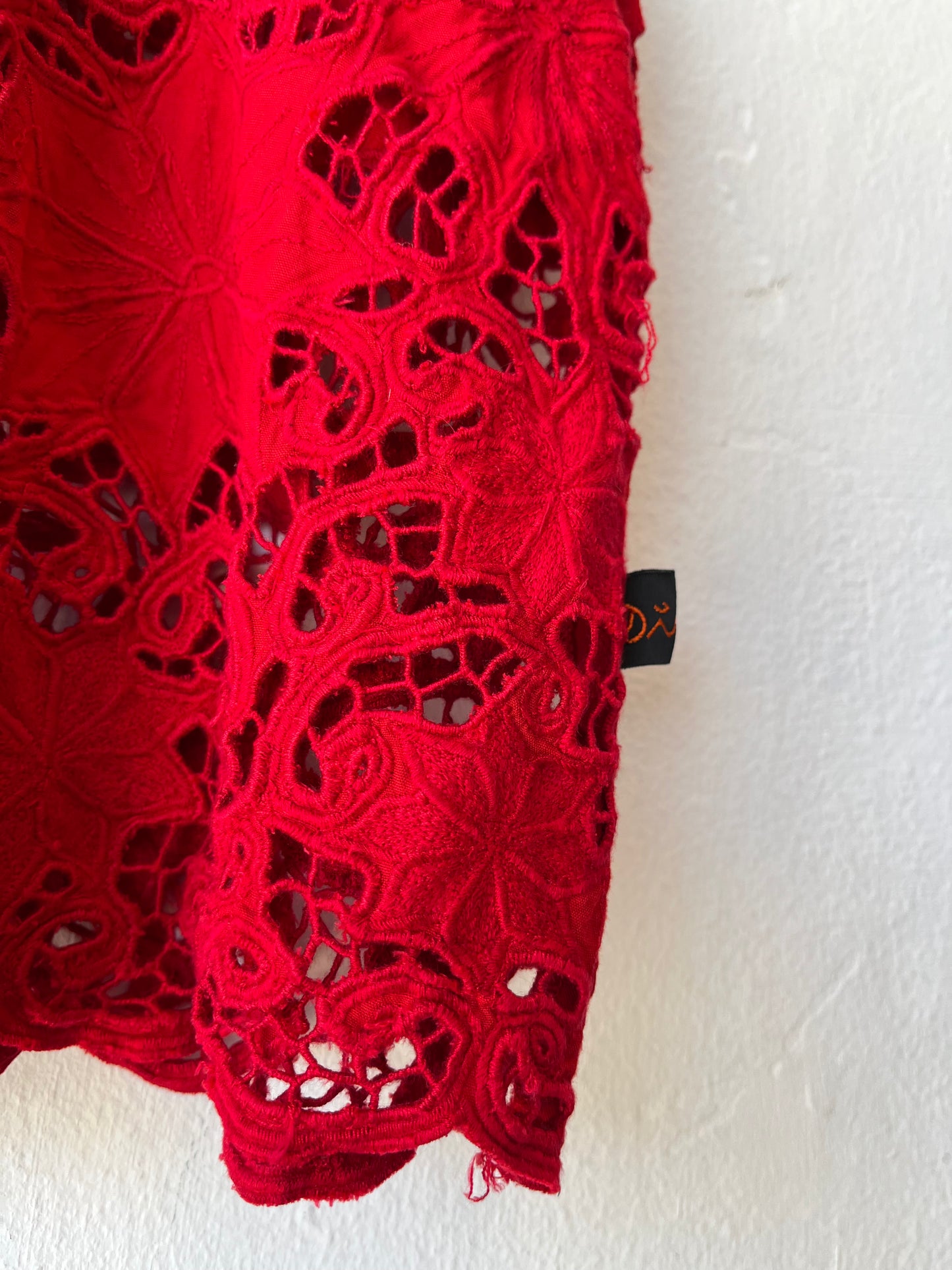 Y2K Red Lace Tank Top