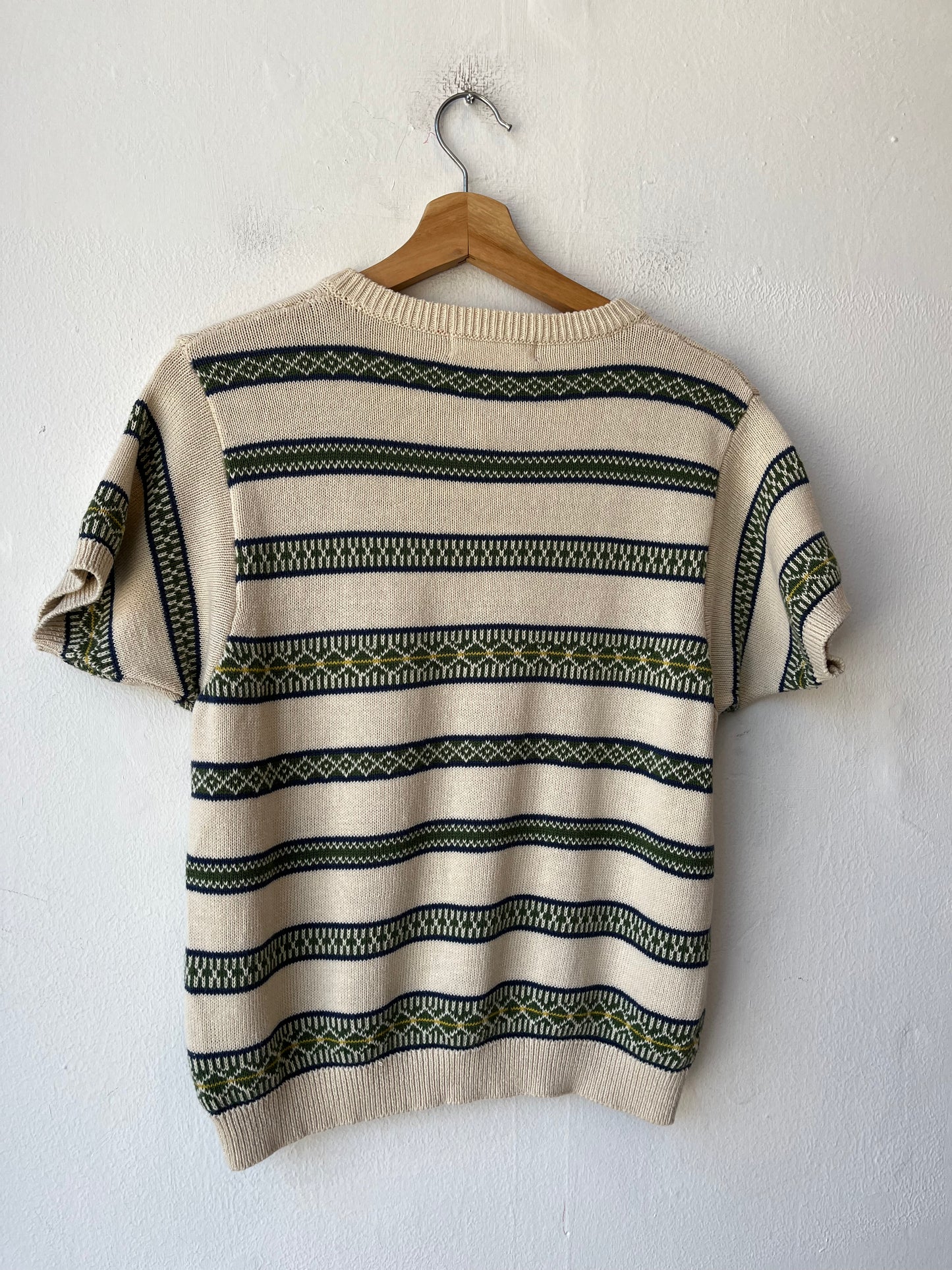 90's Short Sleeve Knit Sweater
