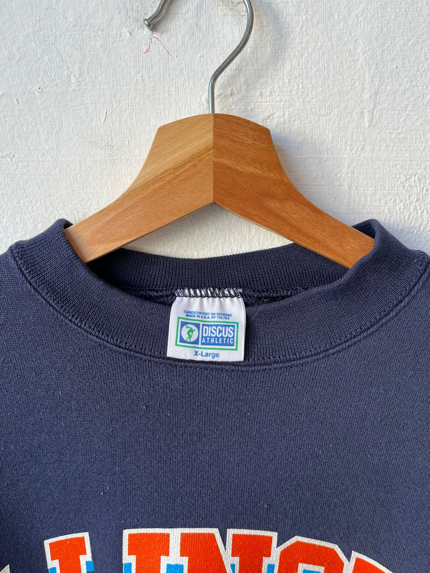 90's Discus Fighting Illini Sweatshirt