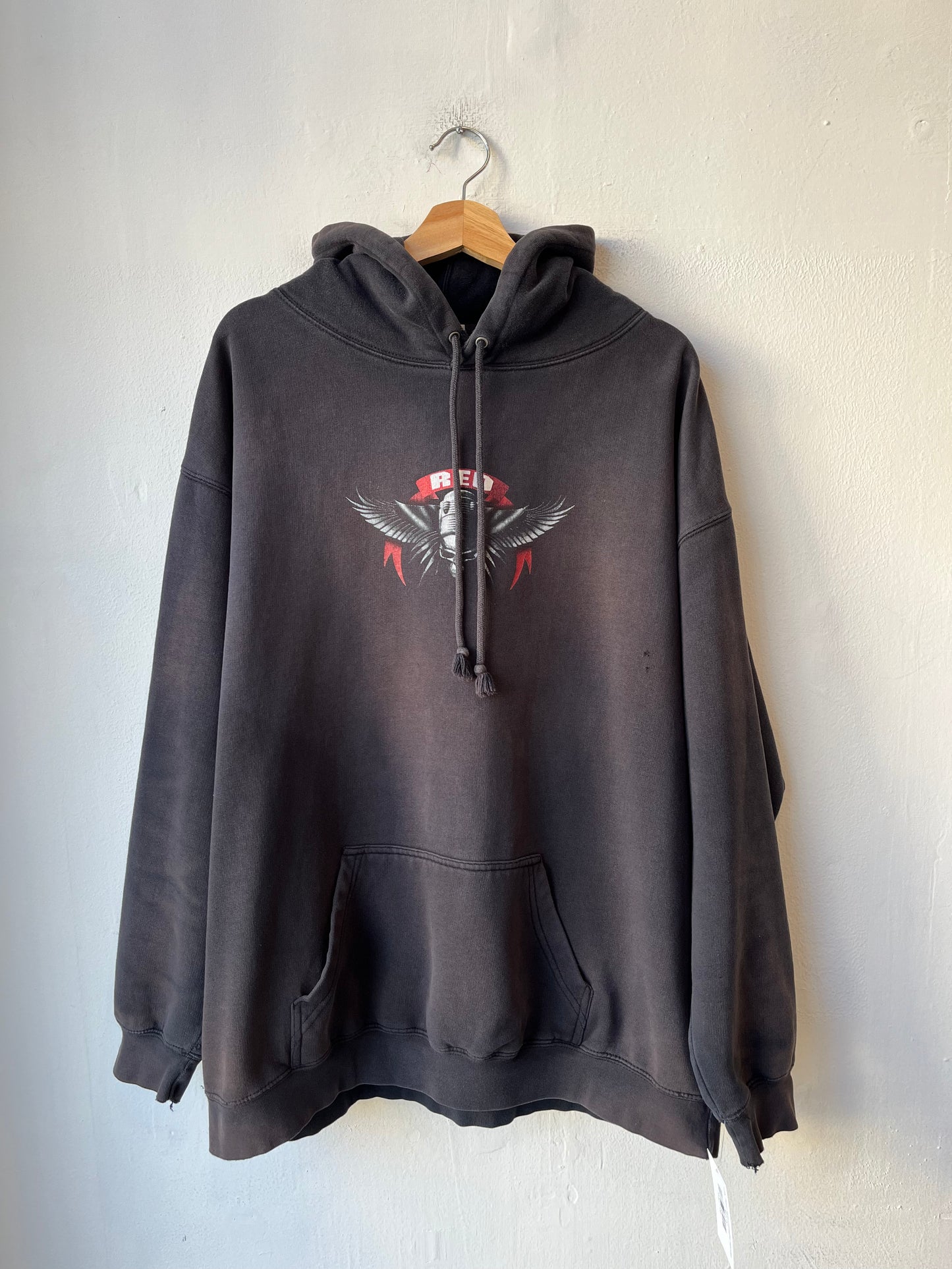 Y2K Red Heavyweight Hoodie