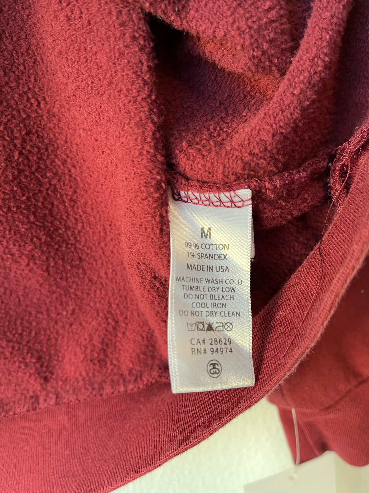 90's Stussy Lightweight Hoodie